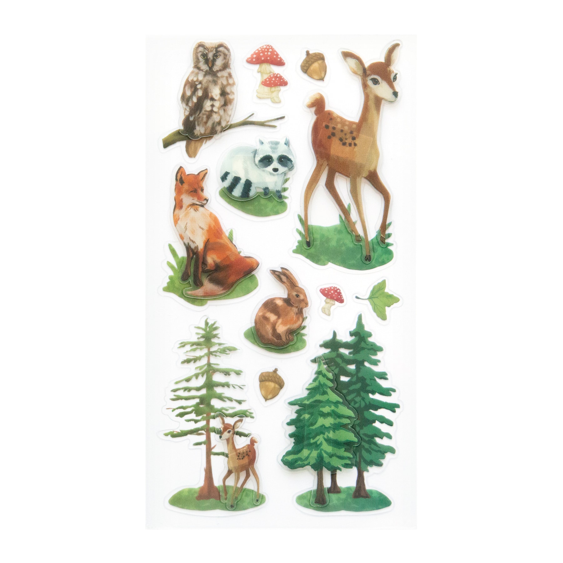 12 Pack: Woodland Animal Stickers by Recollections™
