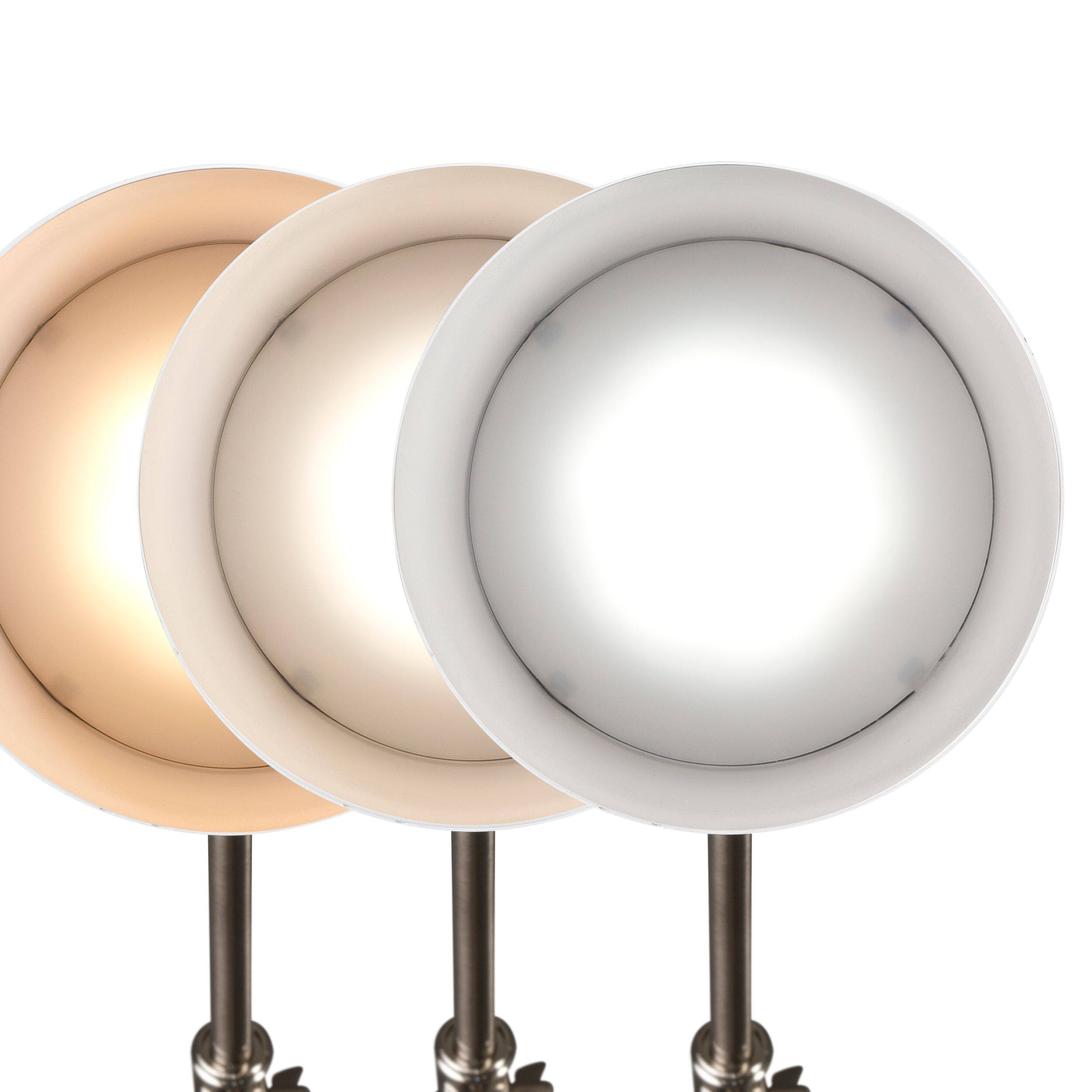 OttLite Wellness Series 19" Silver Harmonize LED Desk Lamp