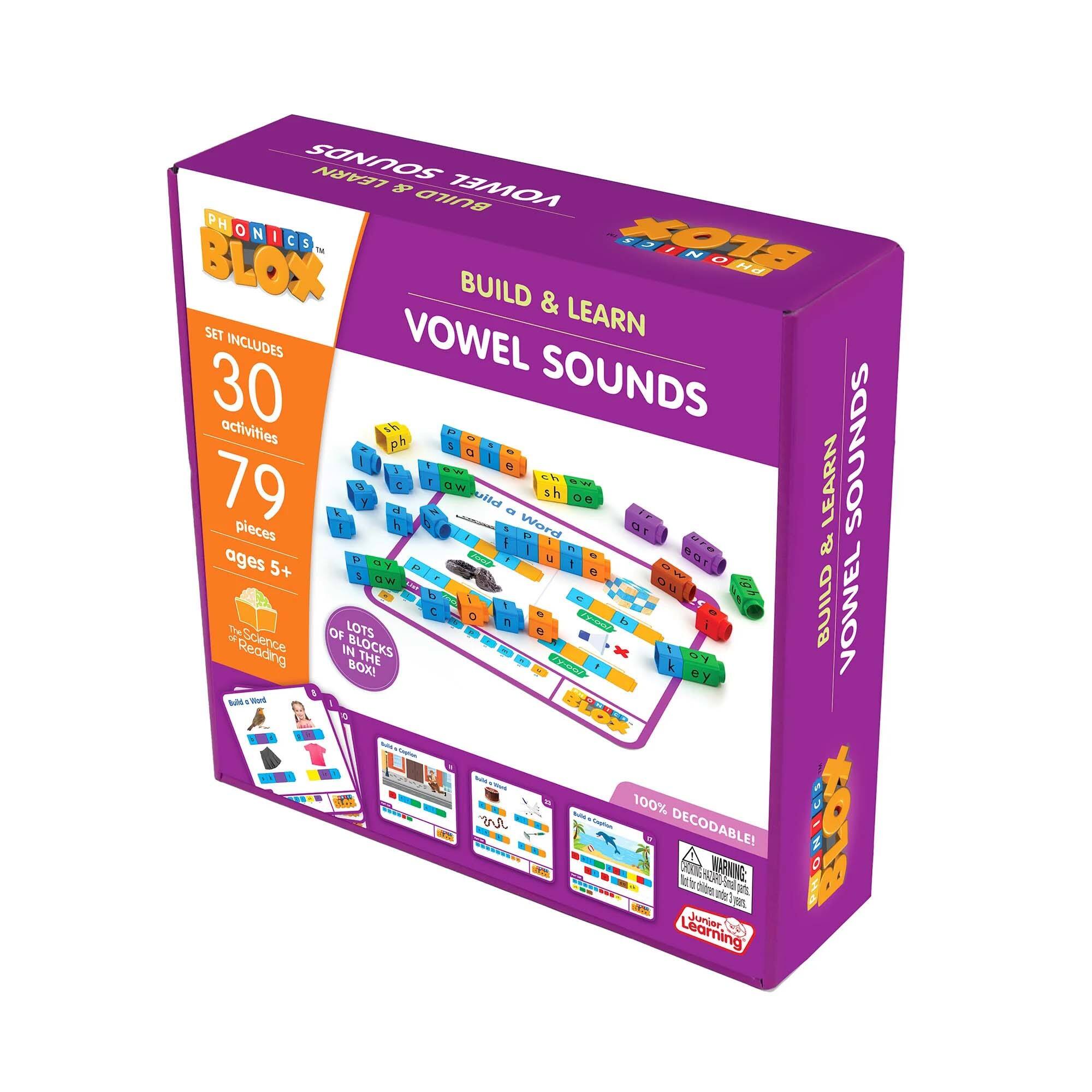 Junior Learning® Vowel Sounds Phase 5 Rainbow Phonics Set