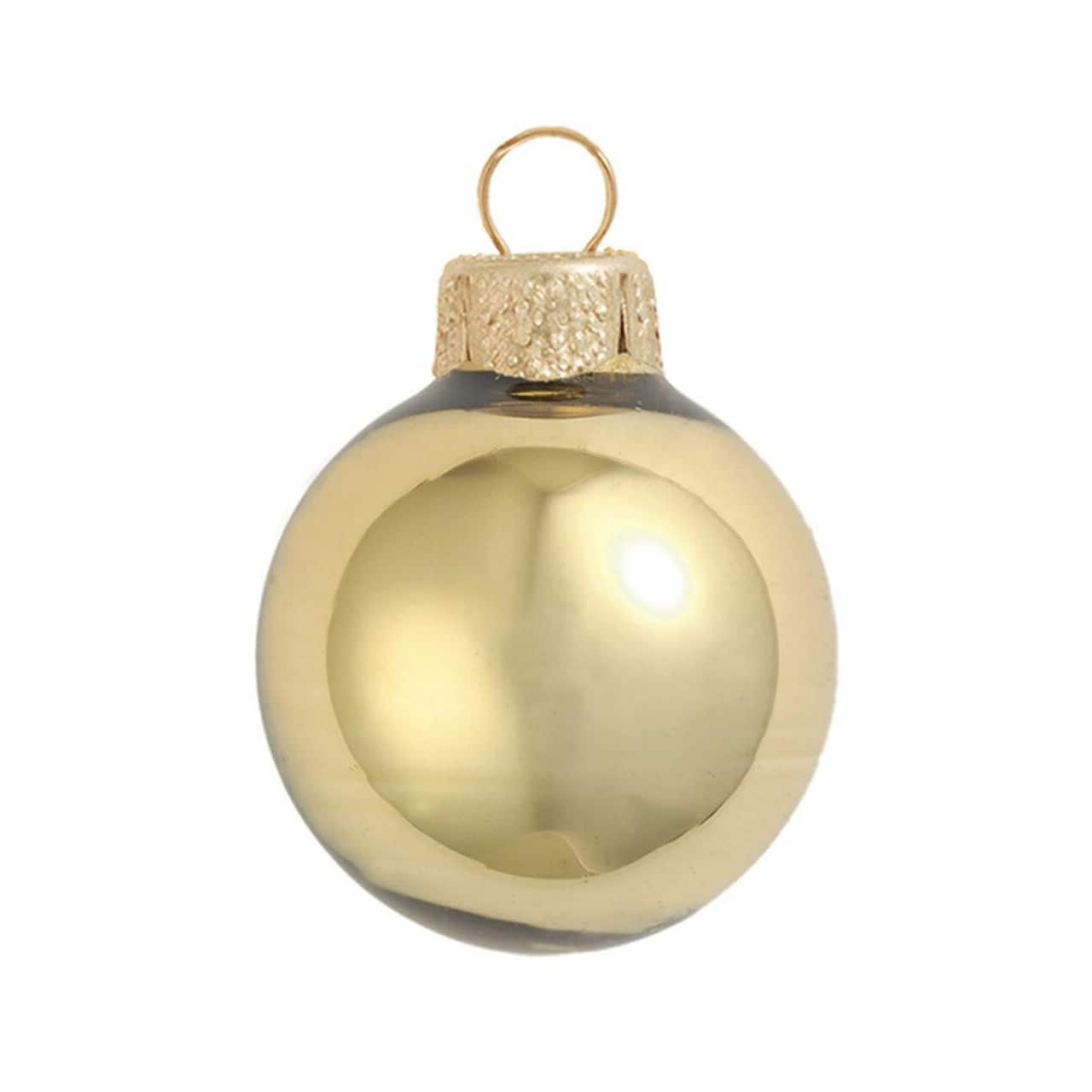Whitehurst 28ct. 2&#x22; Shiny Glass Ball Ornaments