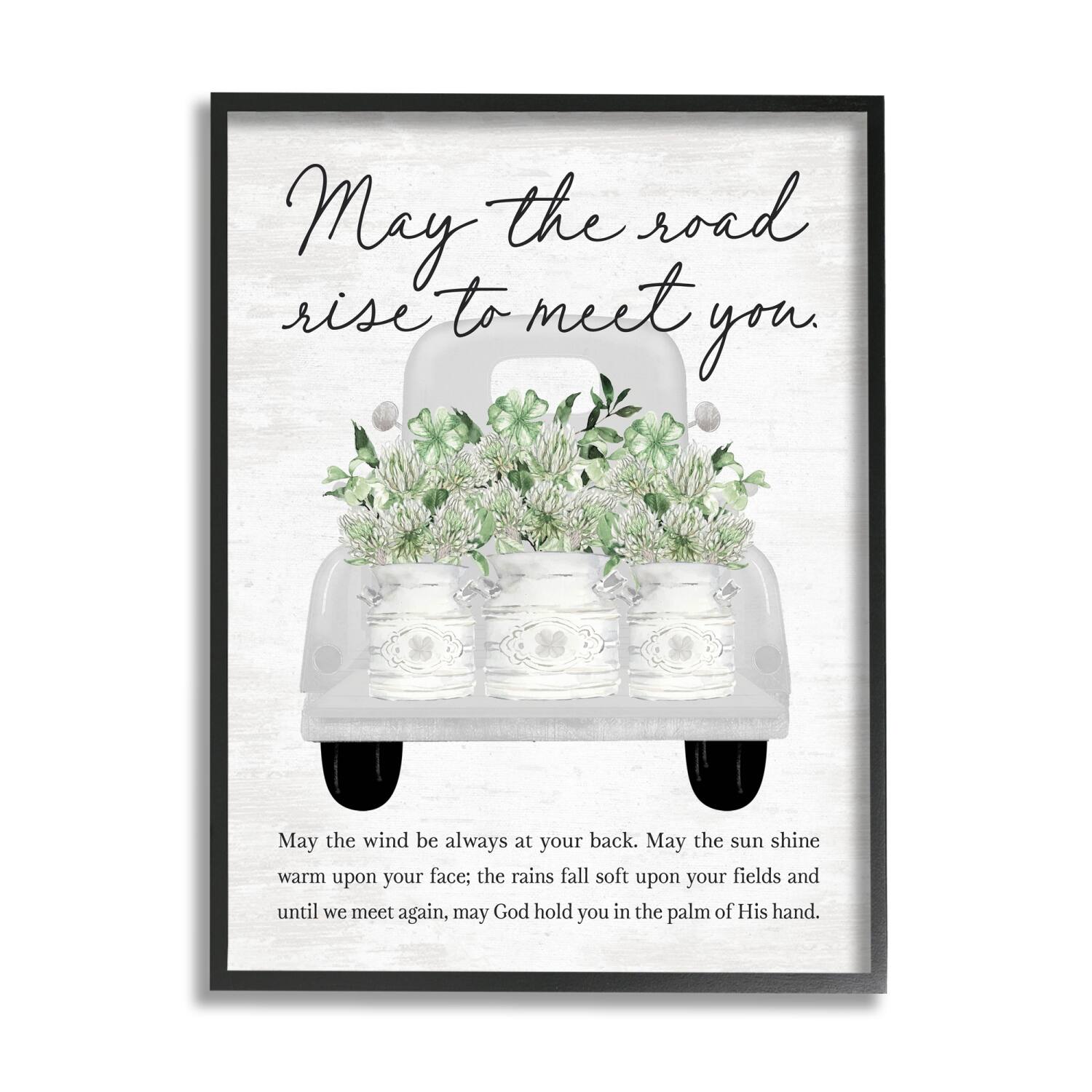 Stupell Industries Country Irish Proverb Framed Giclee Art