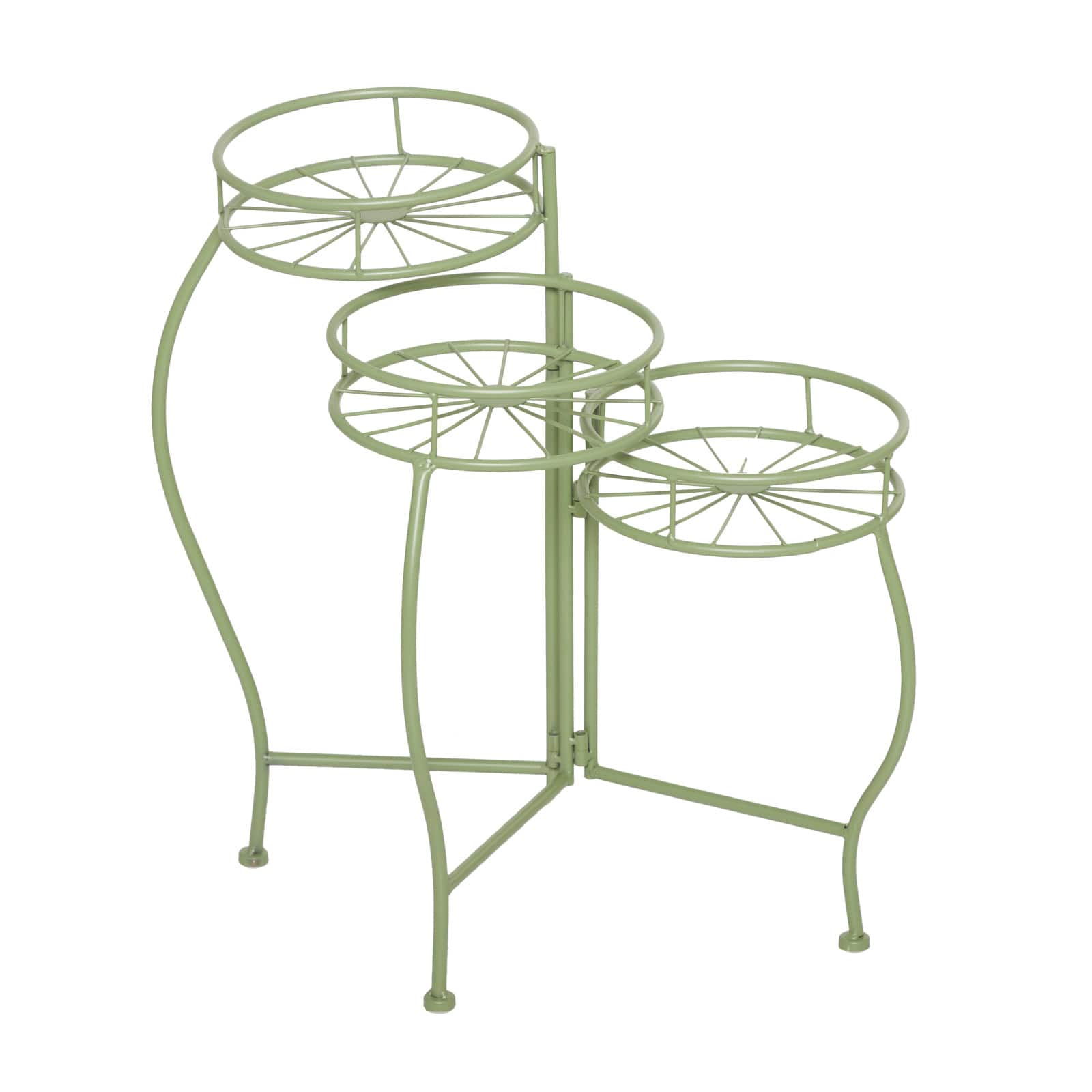 Green Iron Transitional Plantstand, 21