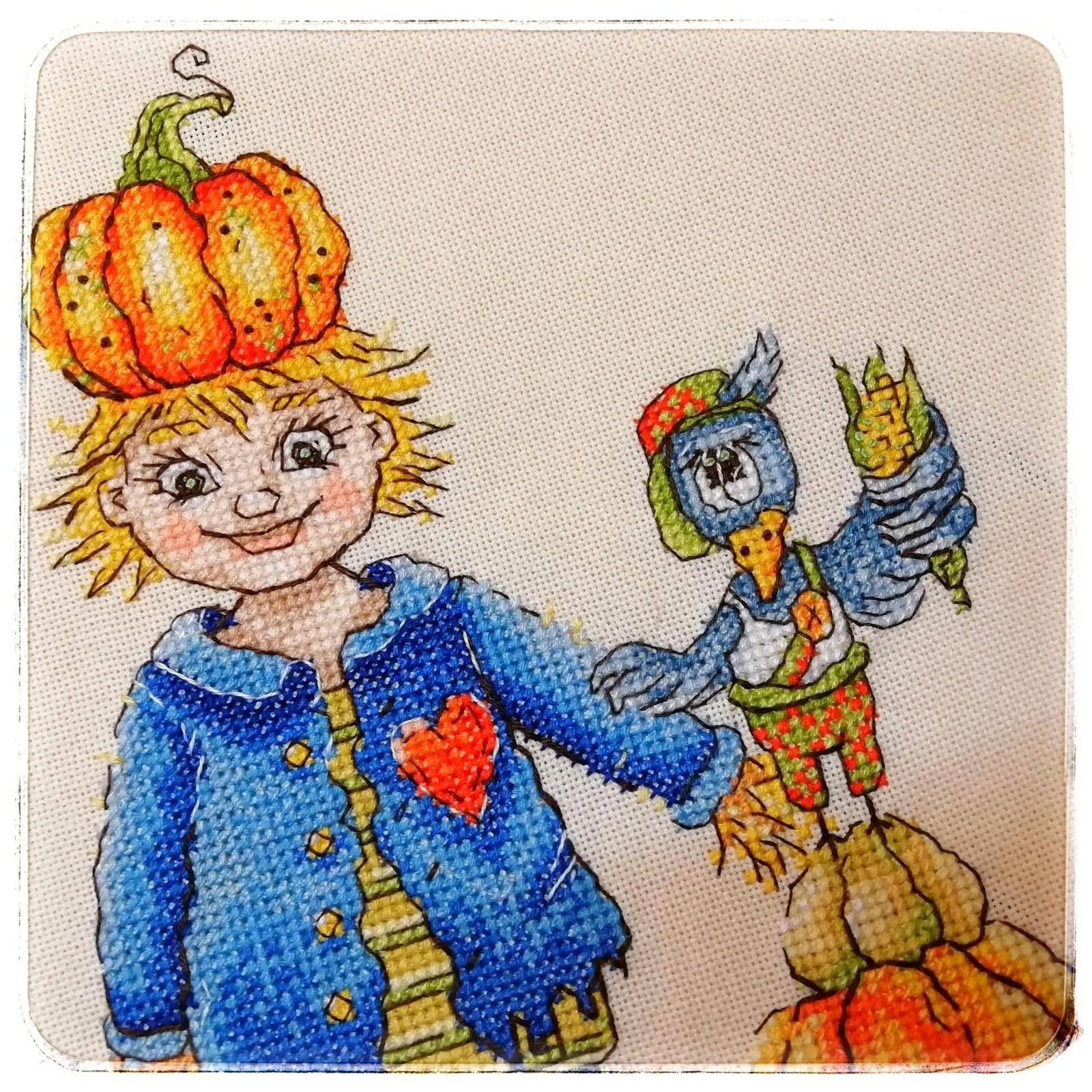 Neocraft Guards Of Pumpkin Cross Stitch Kit