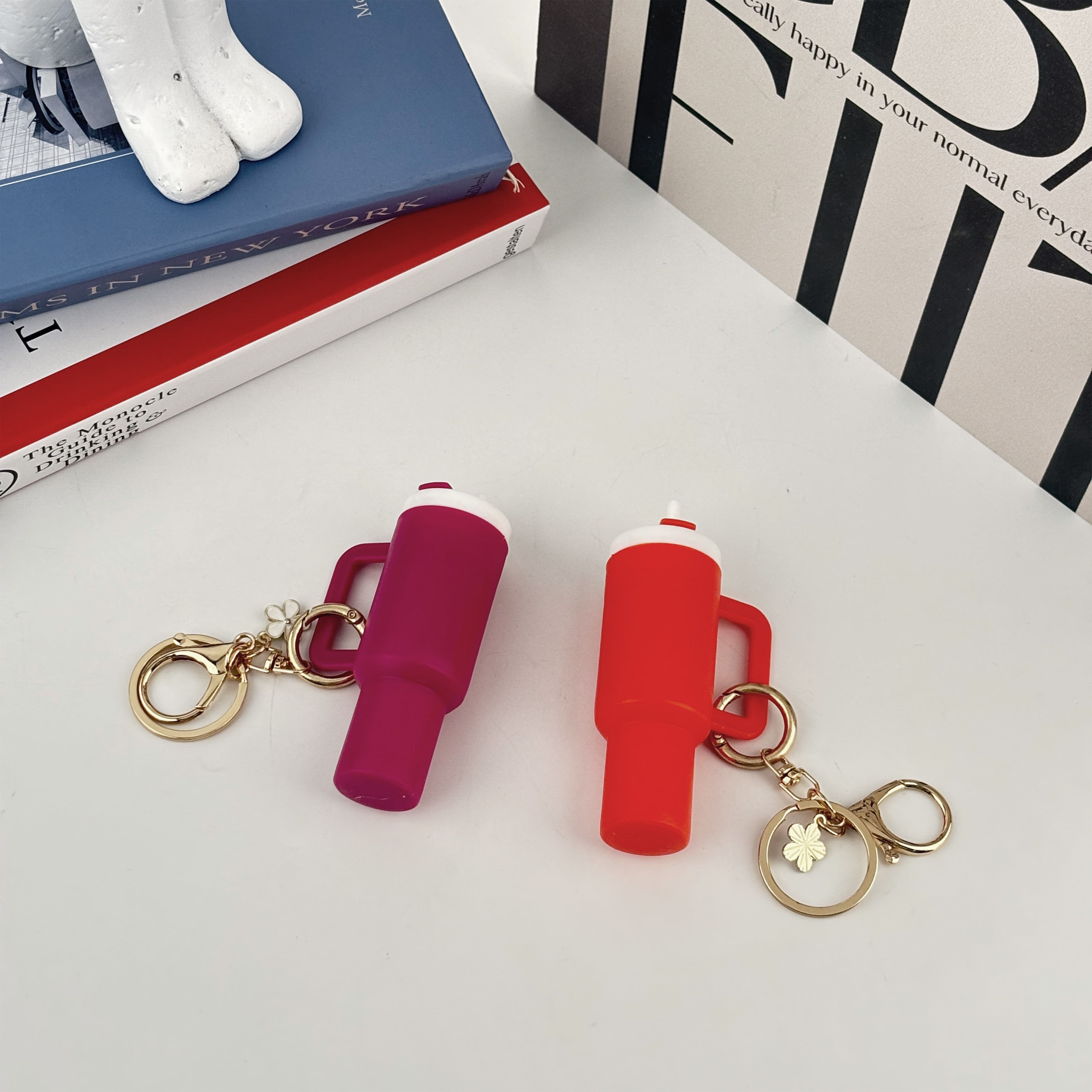 Pink & Orange Tumbler Lip Balm Holders by Ashland®