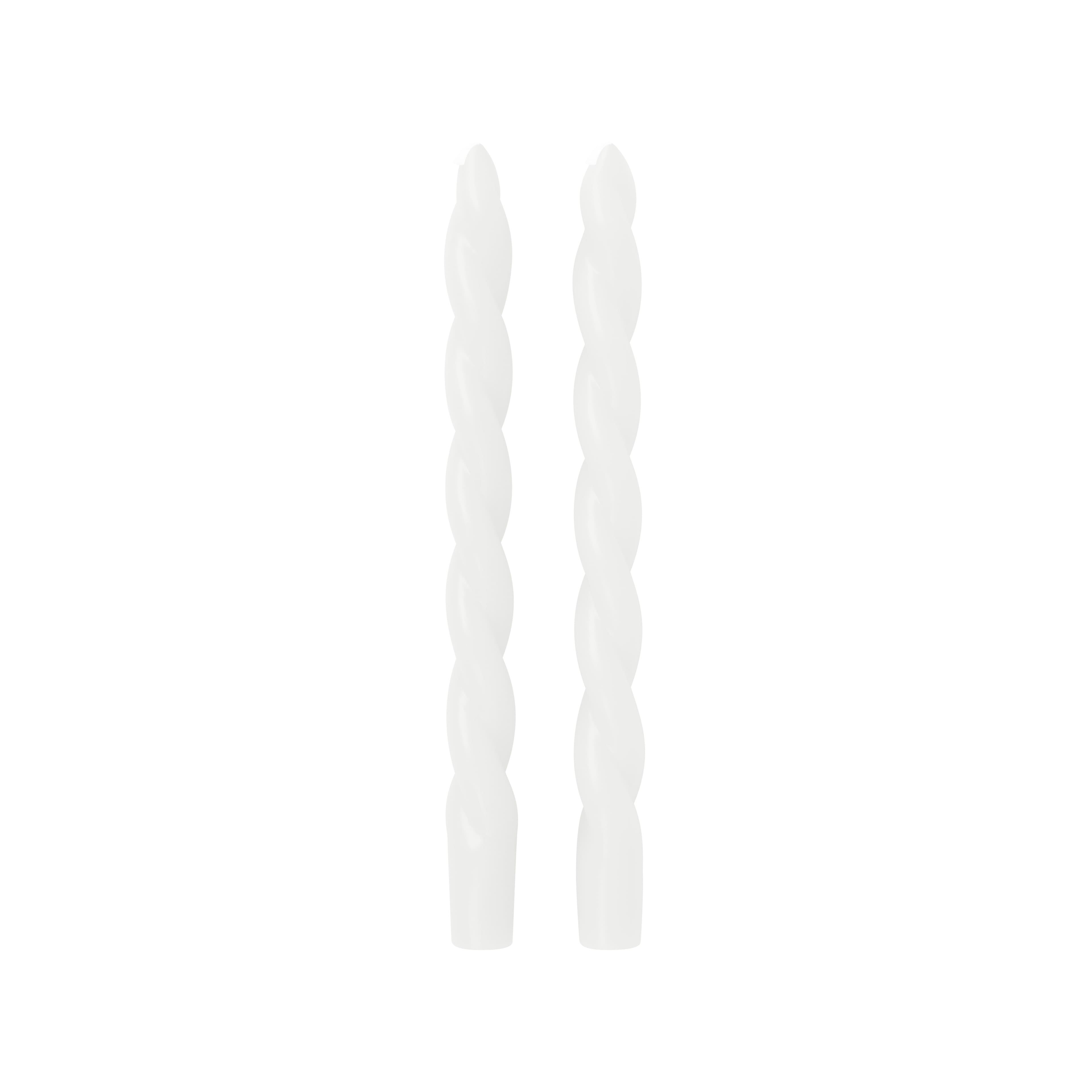 10&#x22; Unscented Twist Taper Candles, 2ct. by Ashland&#xAE;