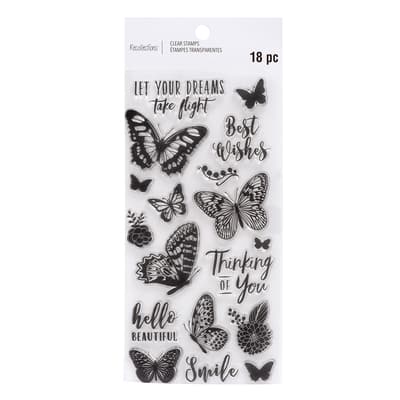 Butterfly Clear Stamps by Recollections™ image