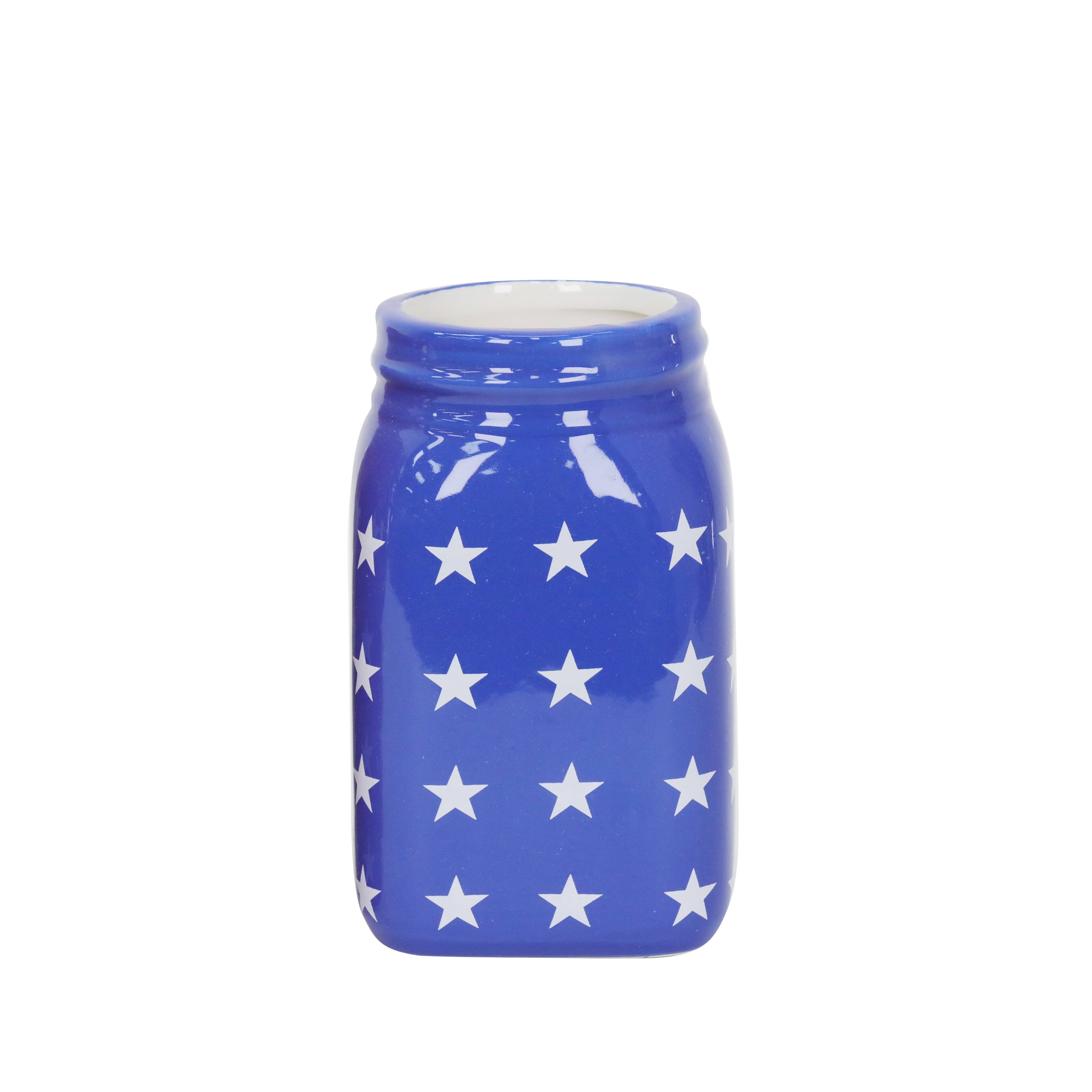 5" Patriotic Decorative Mason Jar Container by Celebrate It™