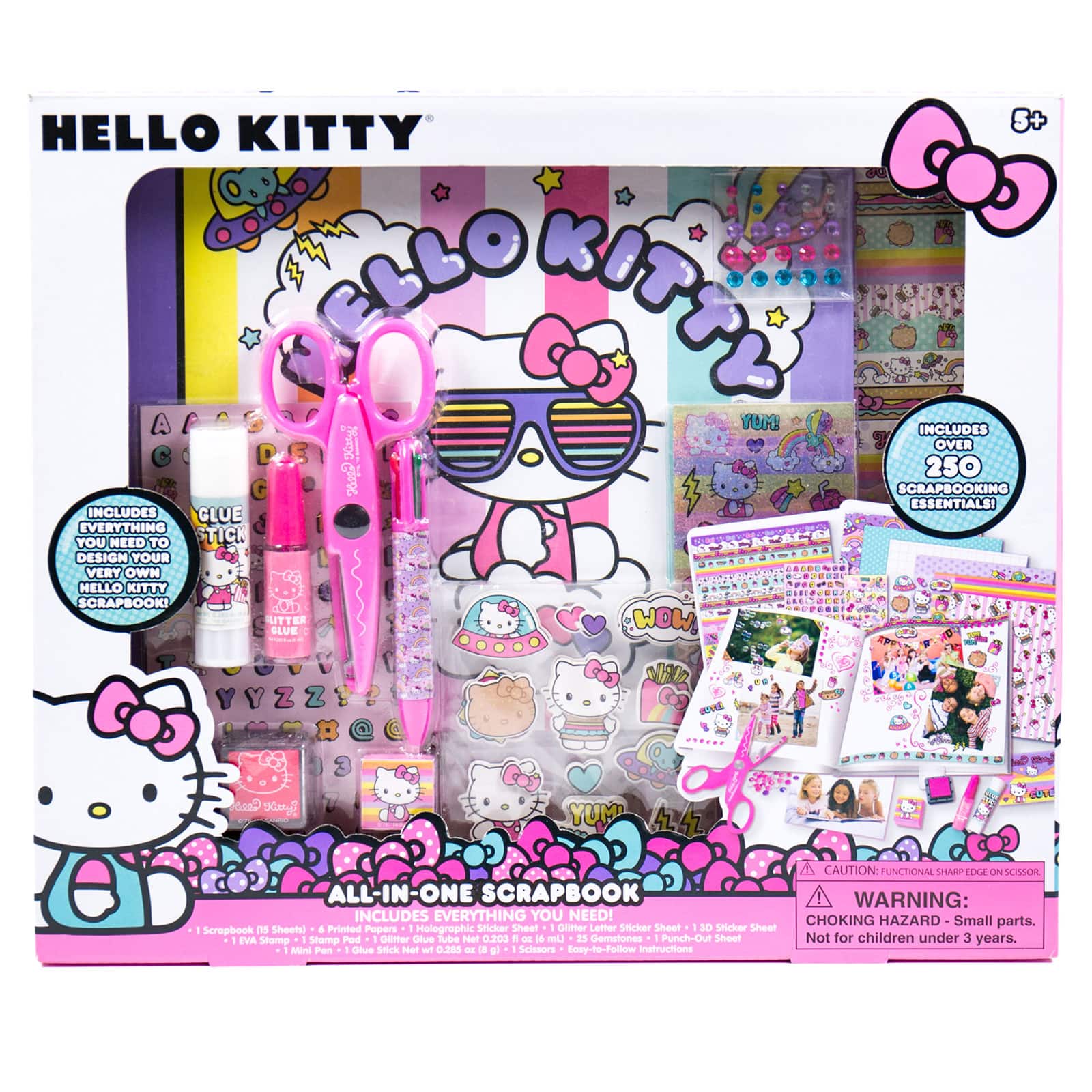 Hello Kitty All-in-One Scrapbook Kit  Hello kitty, Hello kitty collection,  Little mermaid toys