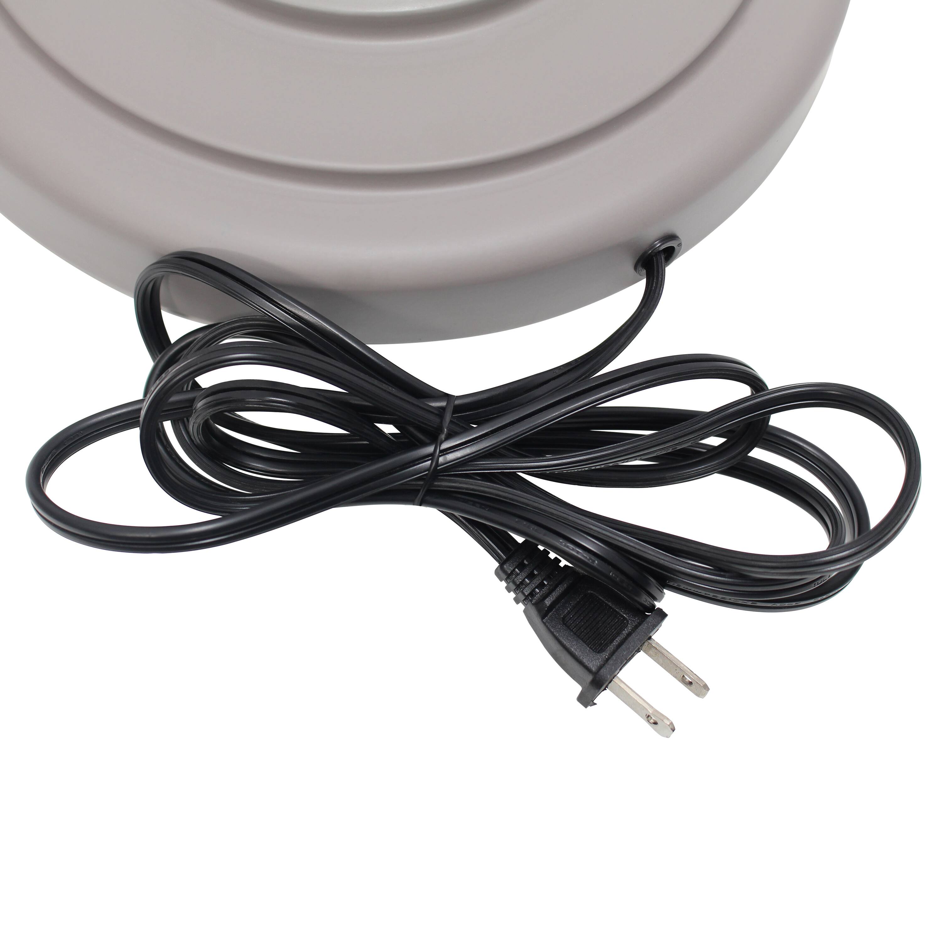 Lalia Home Gray Traditional Table and floor Lamp Set