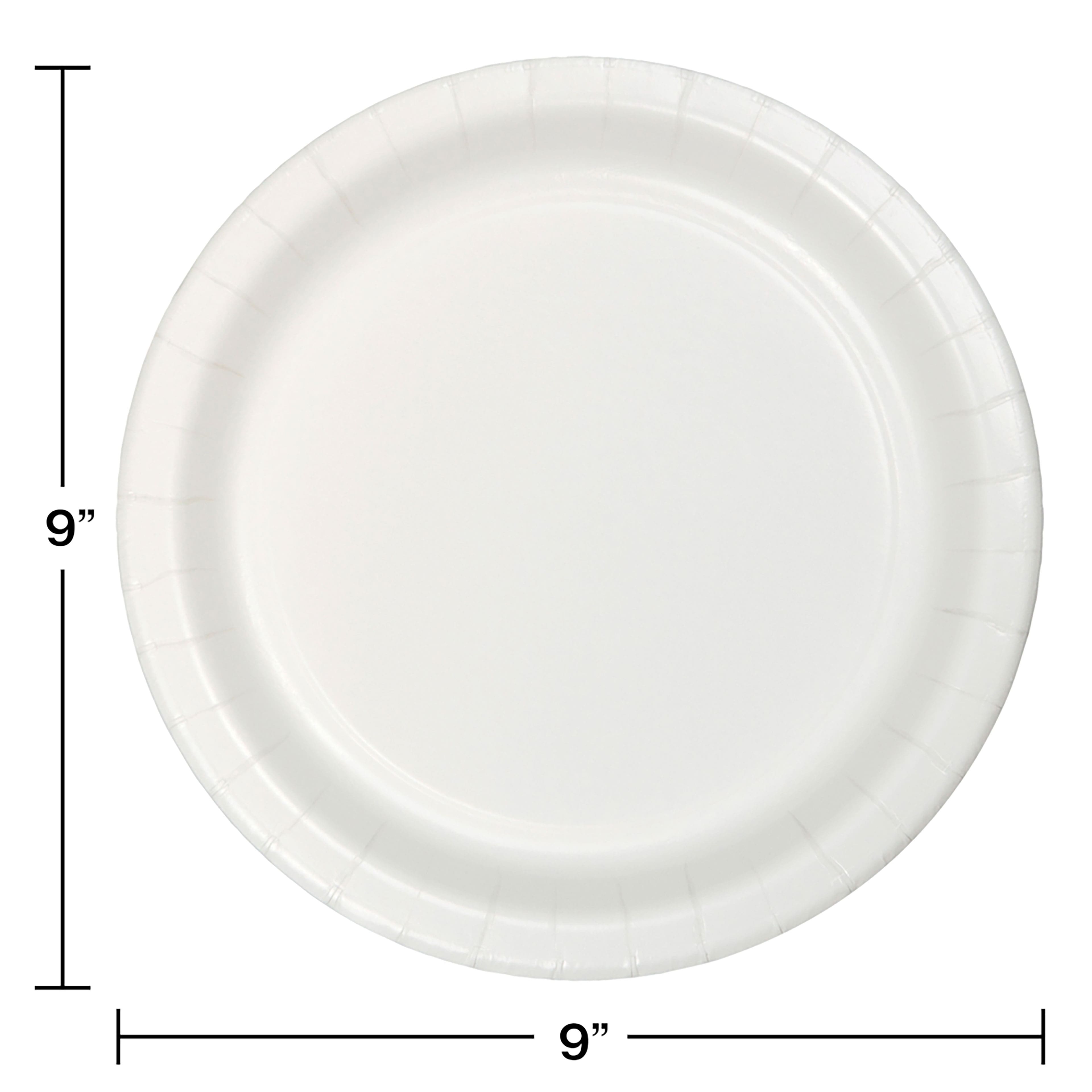 9&#x22; Solid Paper Plates, 24ct.