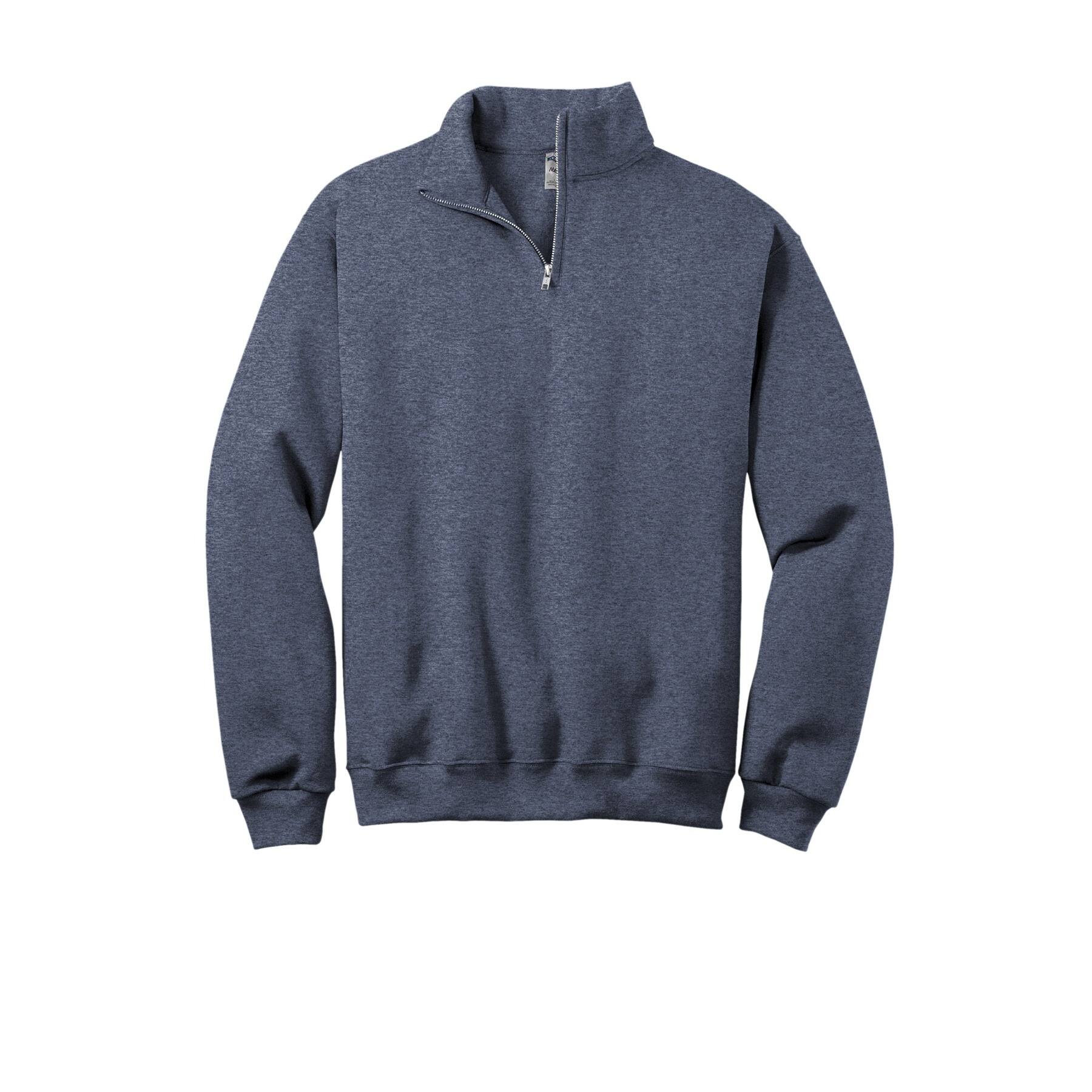 JERZEES® NuBlend® 1/4-Zip Cadet Collar Sweatshirt
