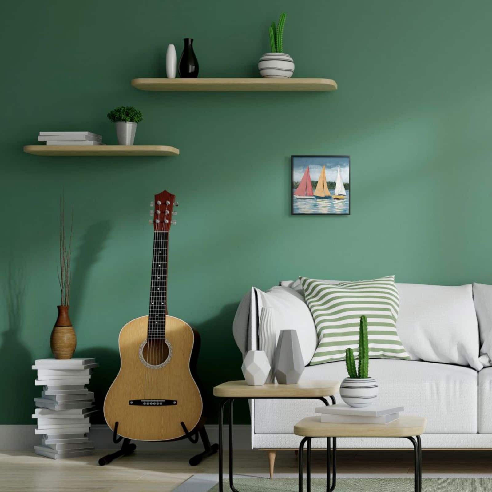 Stupell Industries Sailboats Black Framed Wall Print