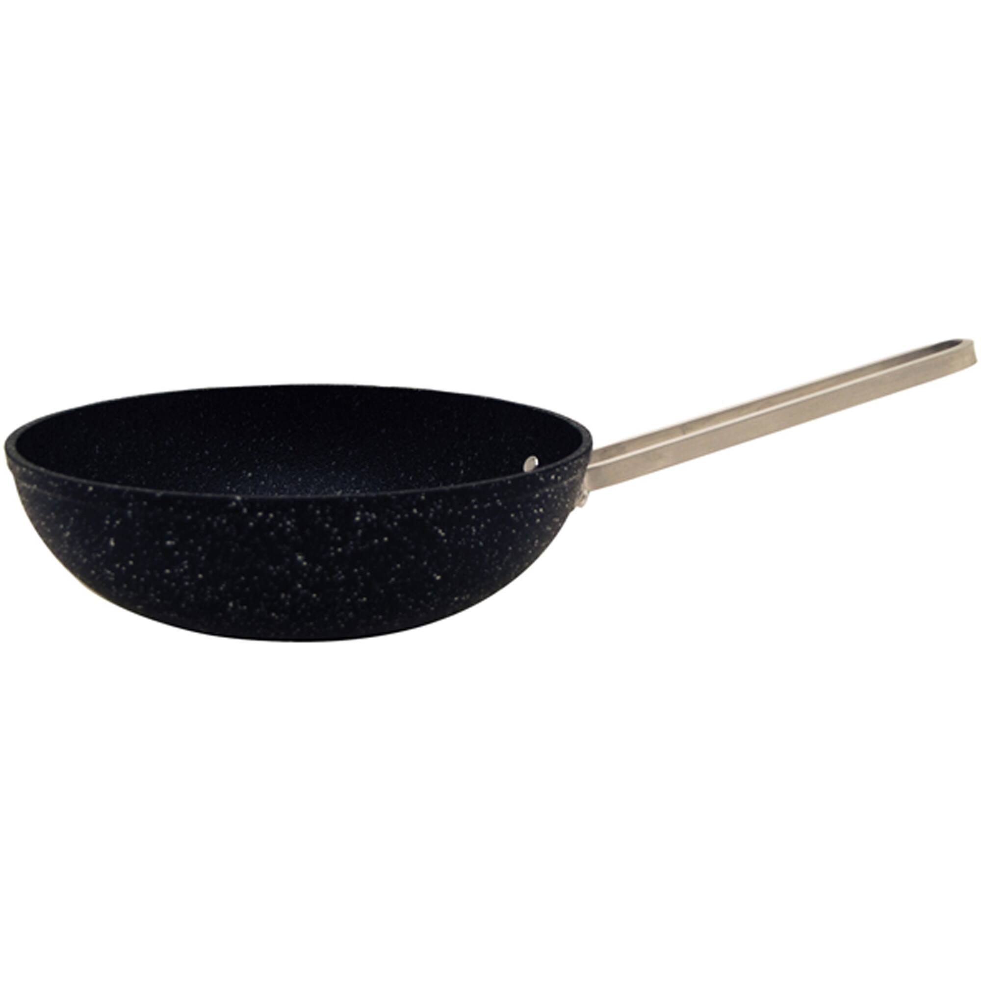 THE ROCK by Starfrit 7.08" Personal Wok Pan With Stainless Steel Wire Handle