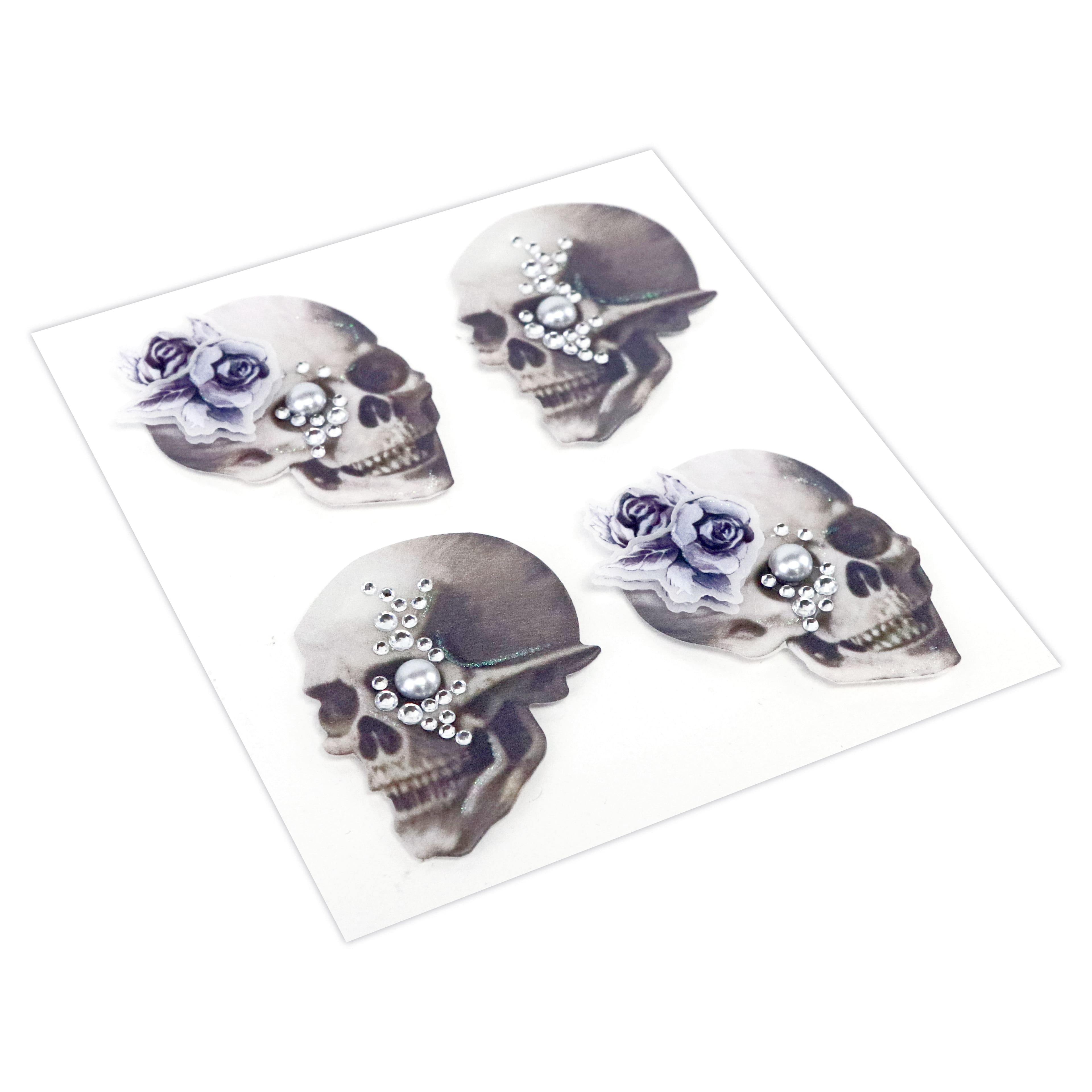 Halloween Vellum Skulls Dimensional Stickers by Recollections&#x2122;
