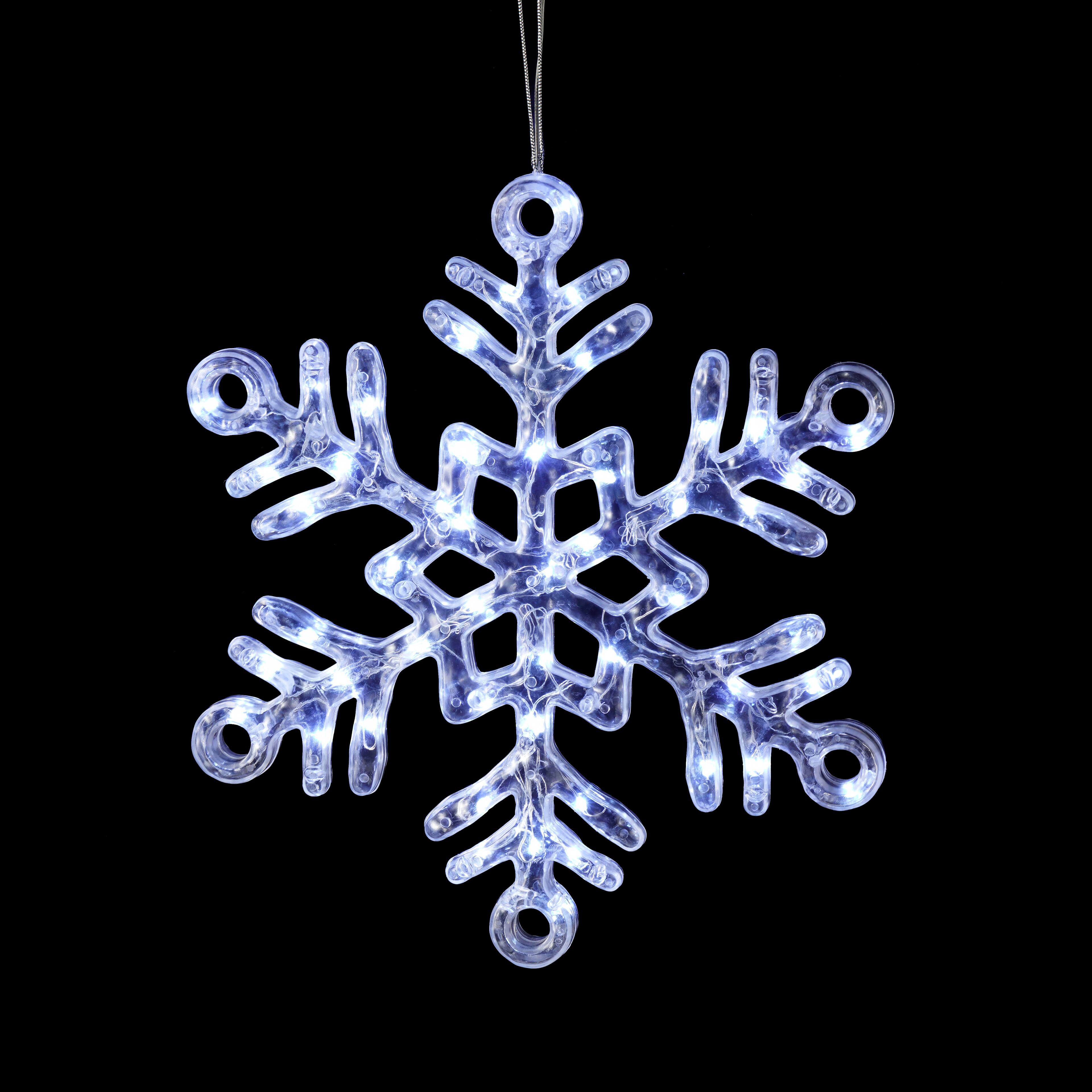 11.5&#x22; Snowflake with Cool White LED Lights by Ashland&#xAE;