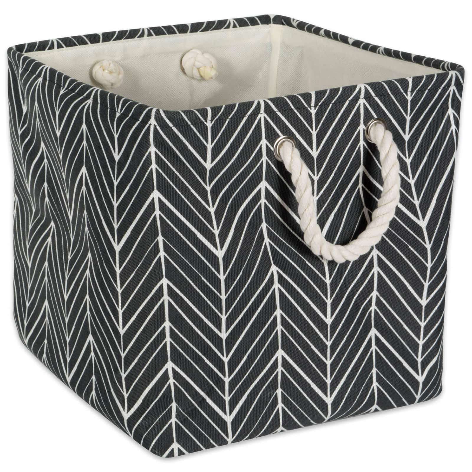 DII® 11" Polyester Herringbone Storage Bin