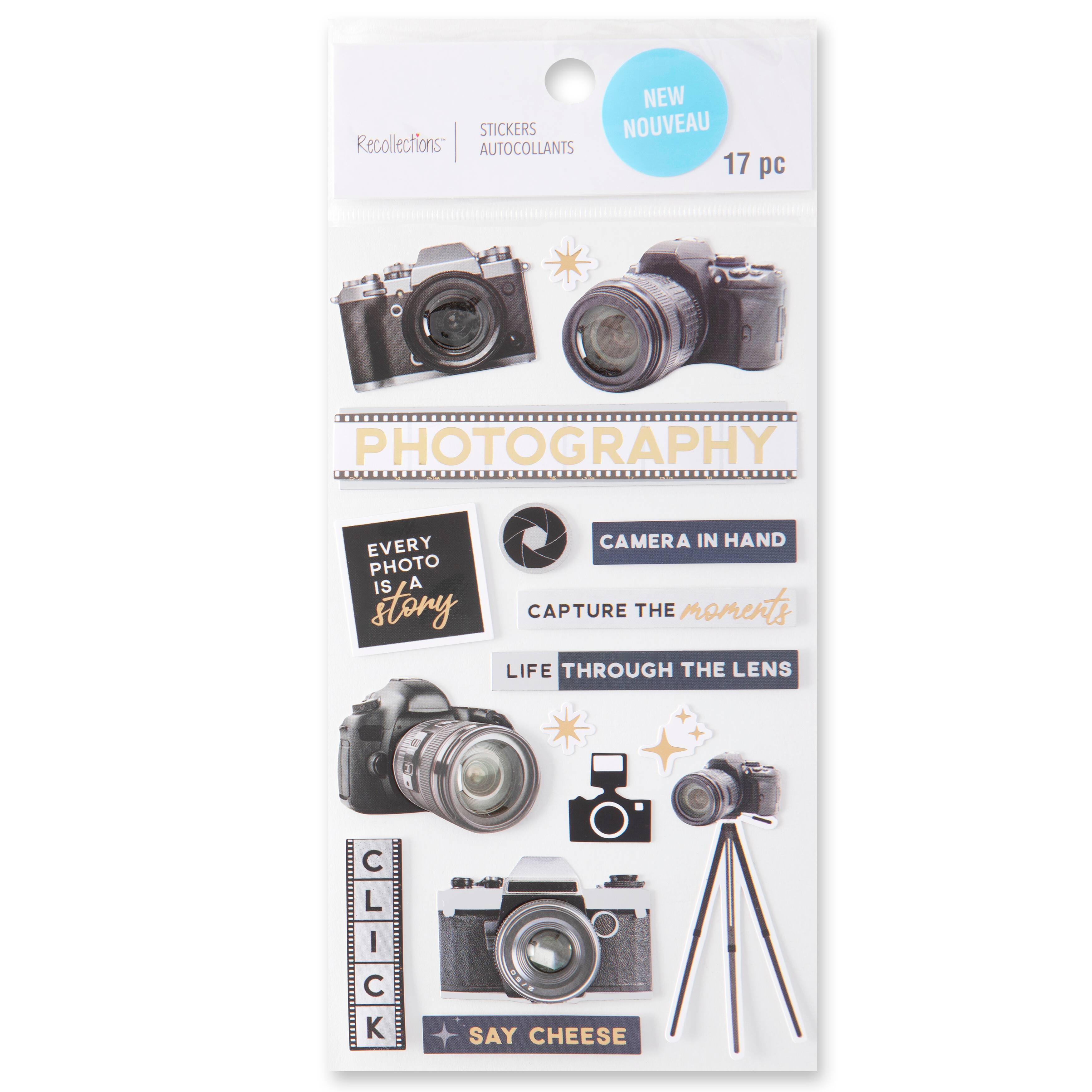 12 Pack: Photography Stickers by Recollections™