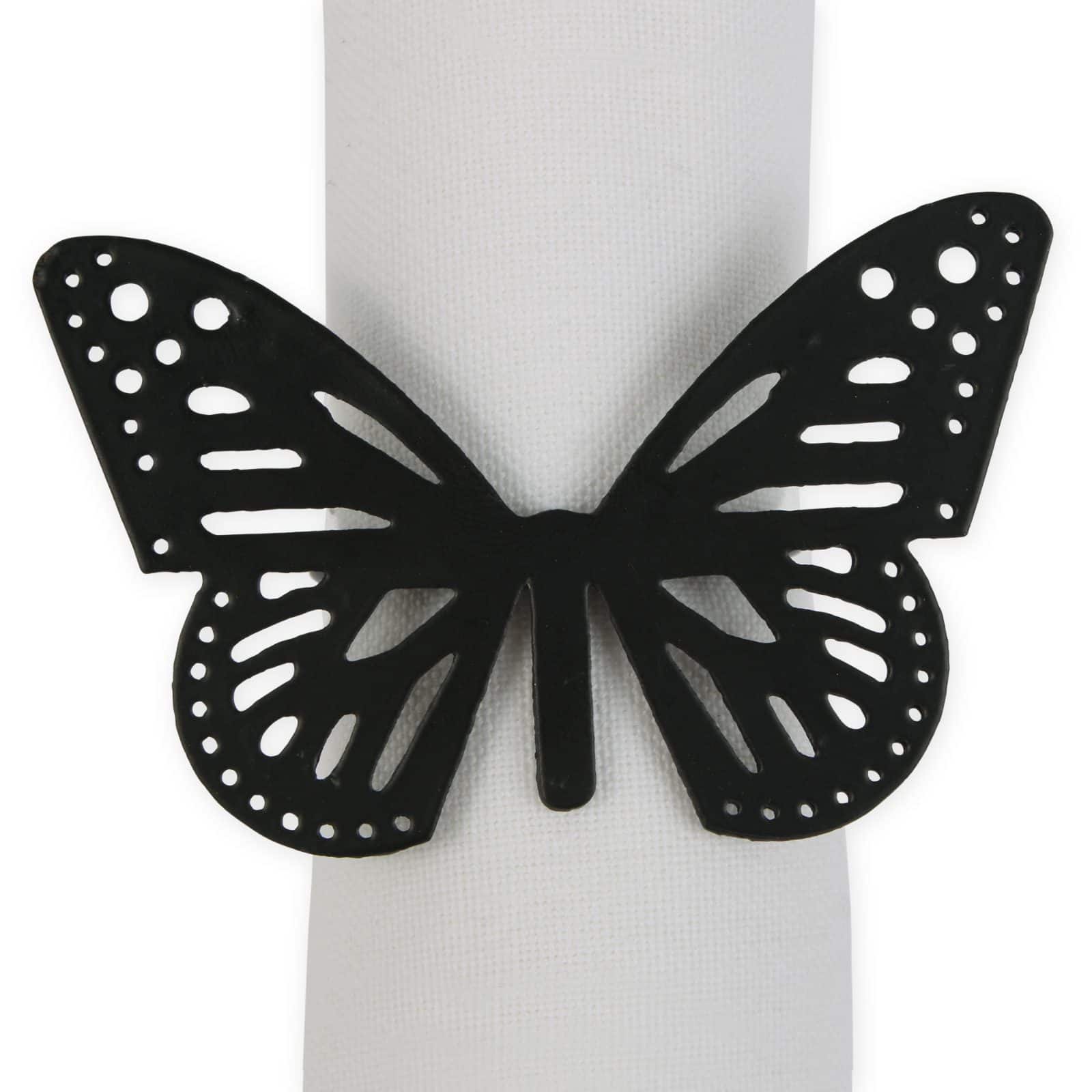 DII&#xAE; Butterfly Napkin Rings, 6ct.