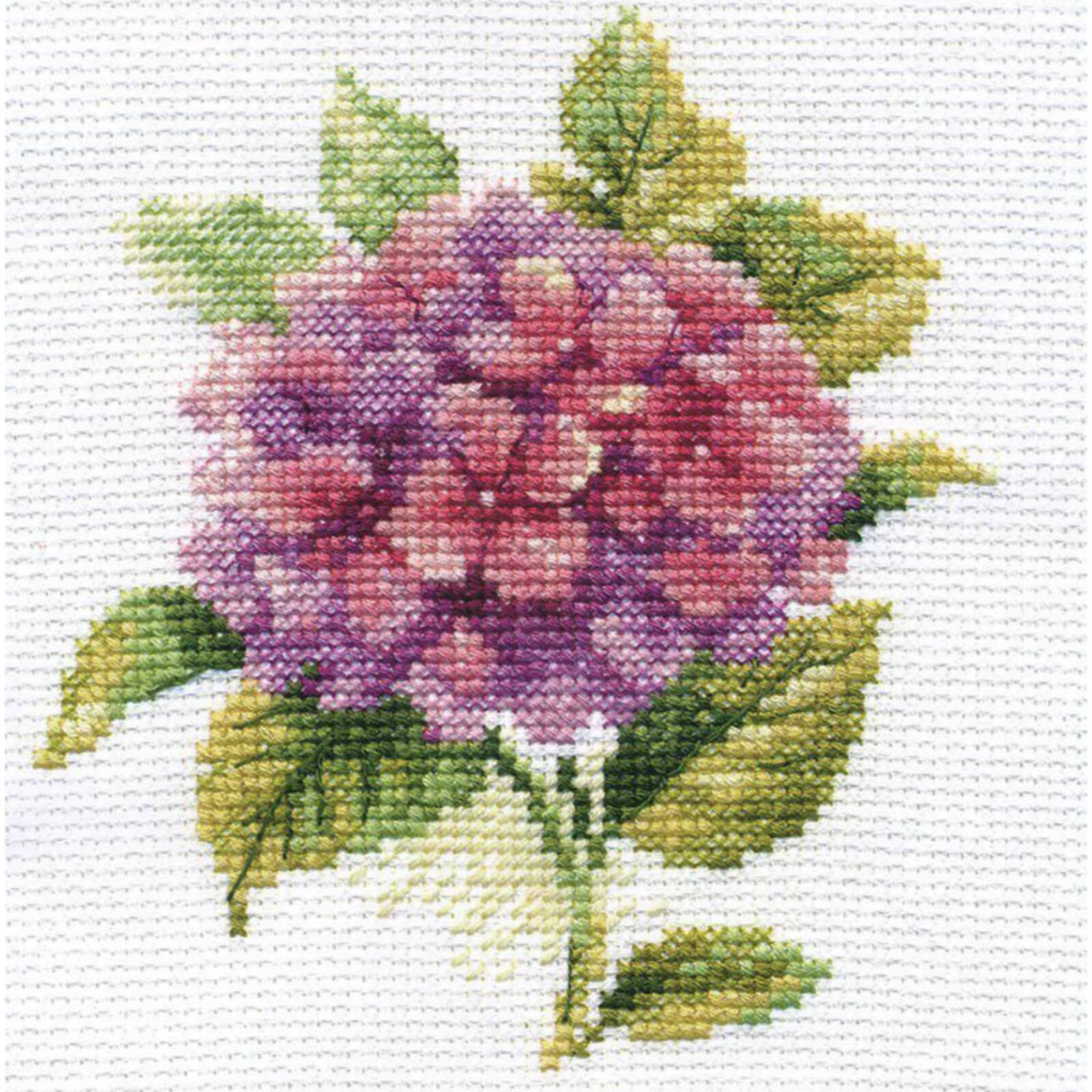 Alisa Hydrangea Cross Stitch Kit