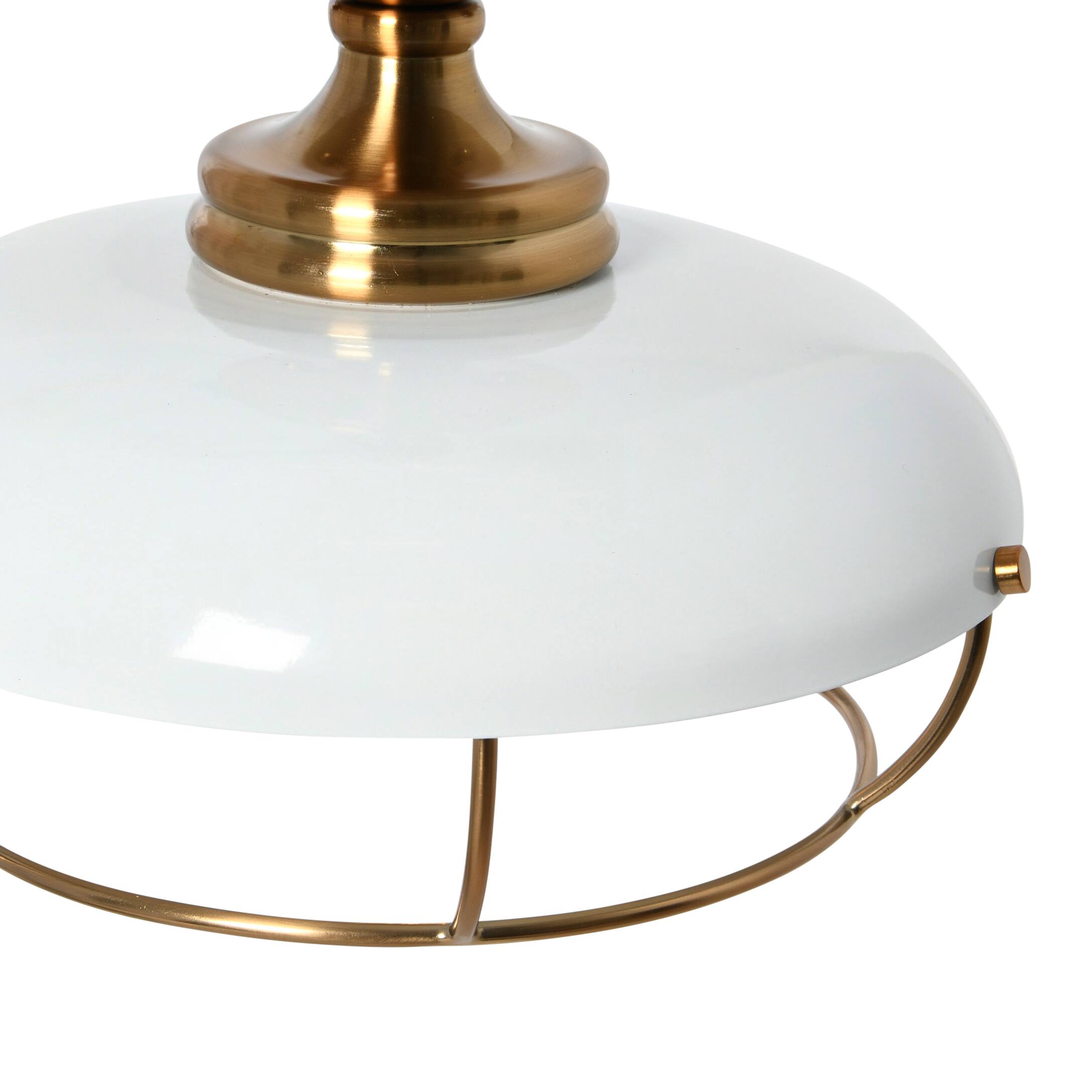 Hello Honey&#xAE; 13&#x22; Wide Caged Dome Metal Semi-Flush Mount Ceiling Light
