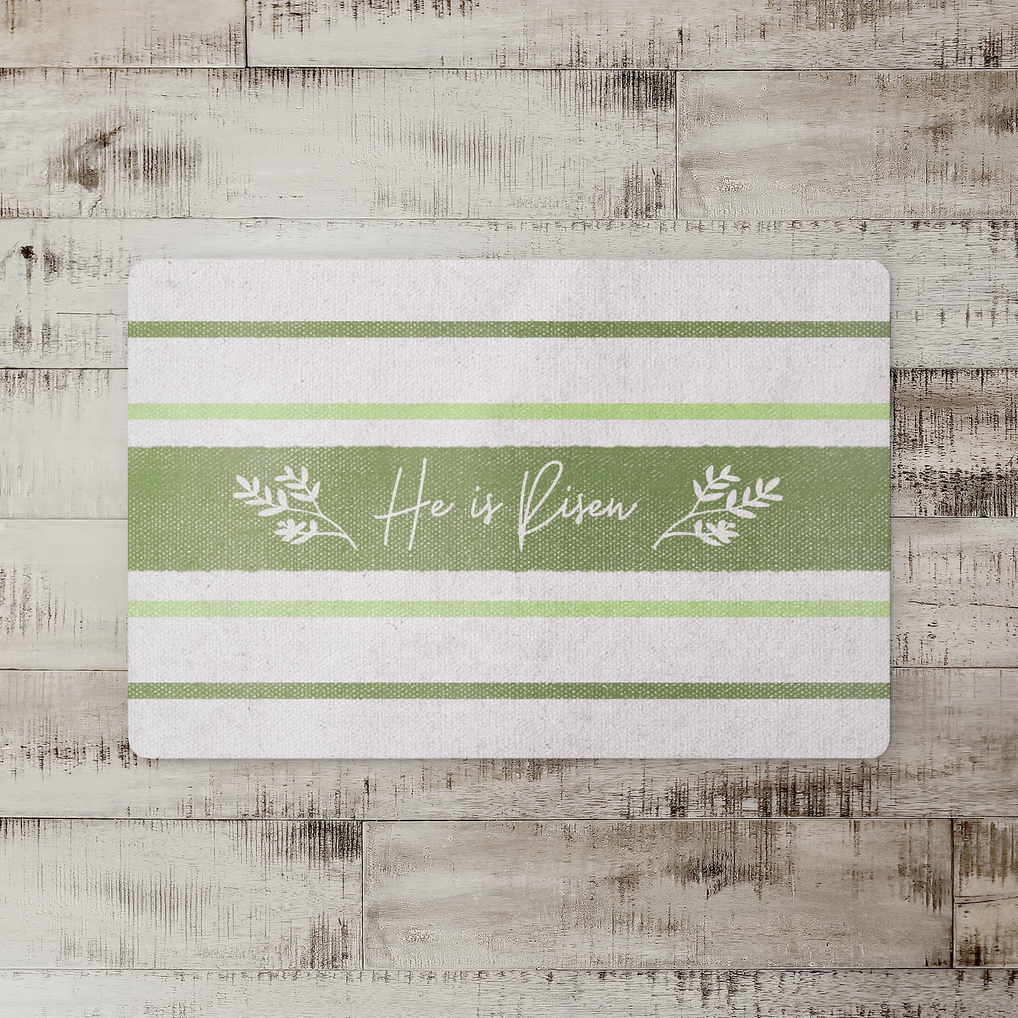 He Is Risen Mat 27" x 18" Floor Mat