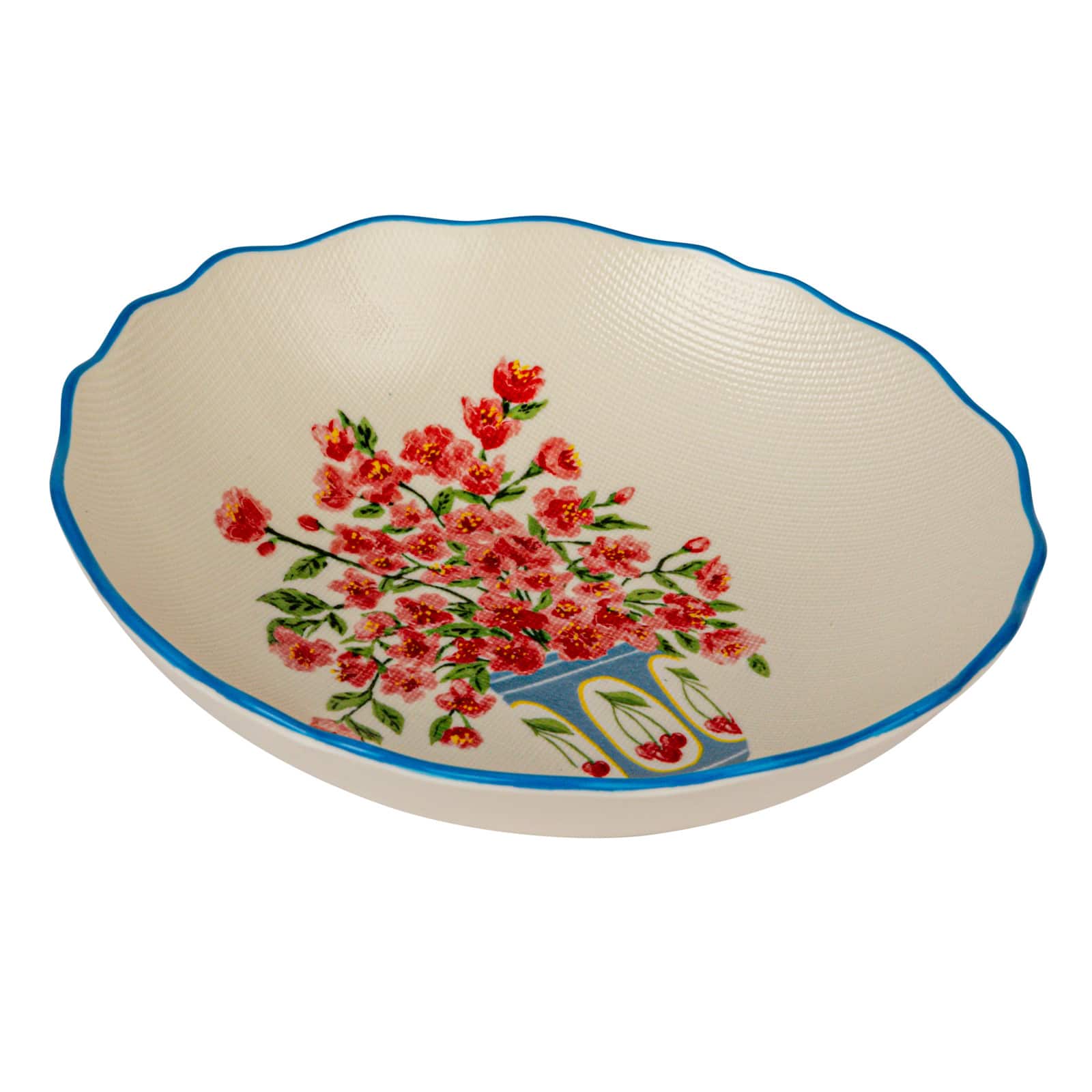 Hello Honey® 11" Country Garden Stoneware Salad Bowl