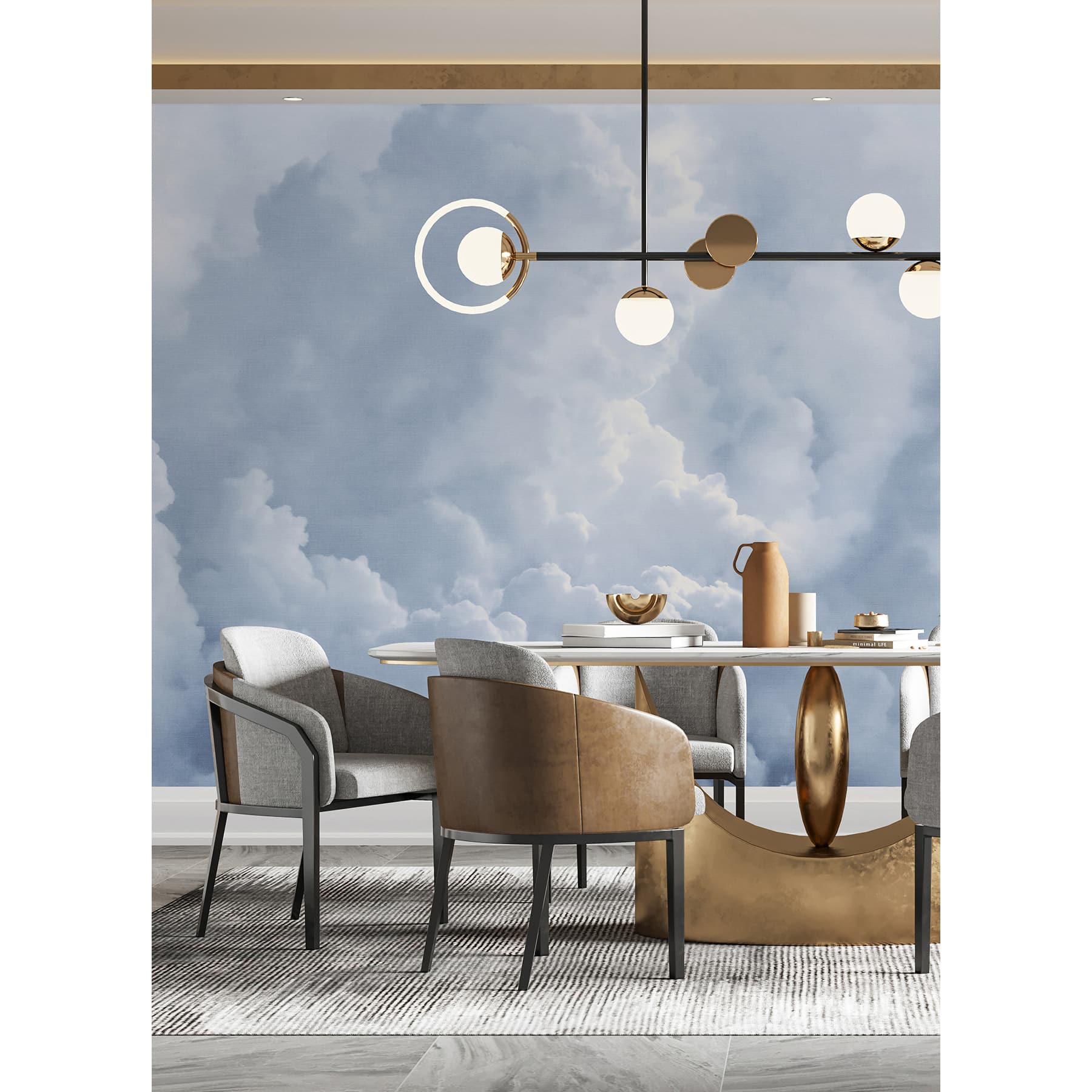 Katie Hunt Sky Blue In The Clouds Wall Mural