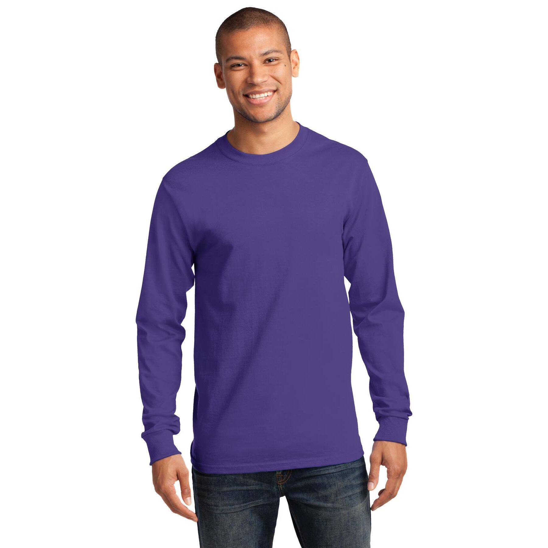 Port & Company® Color Long Sleeve Essential T-Shirt