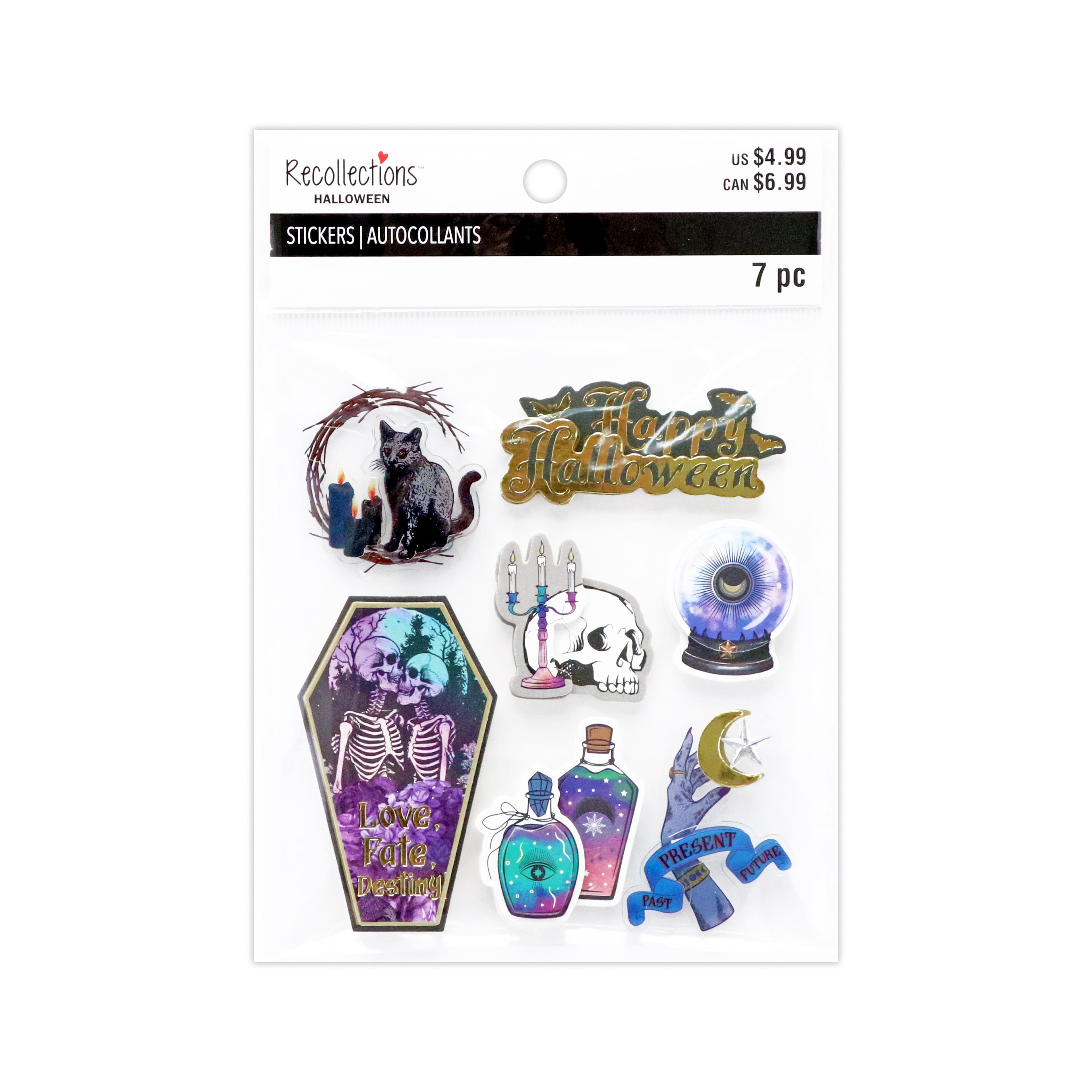 Halloween Midnight Moon Dimensional Stickers by Recollections&#x2122;