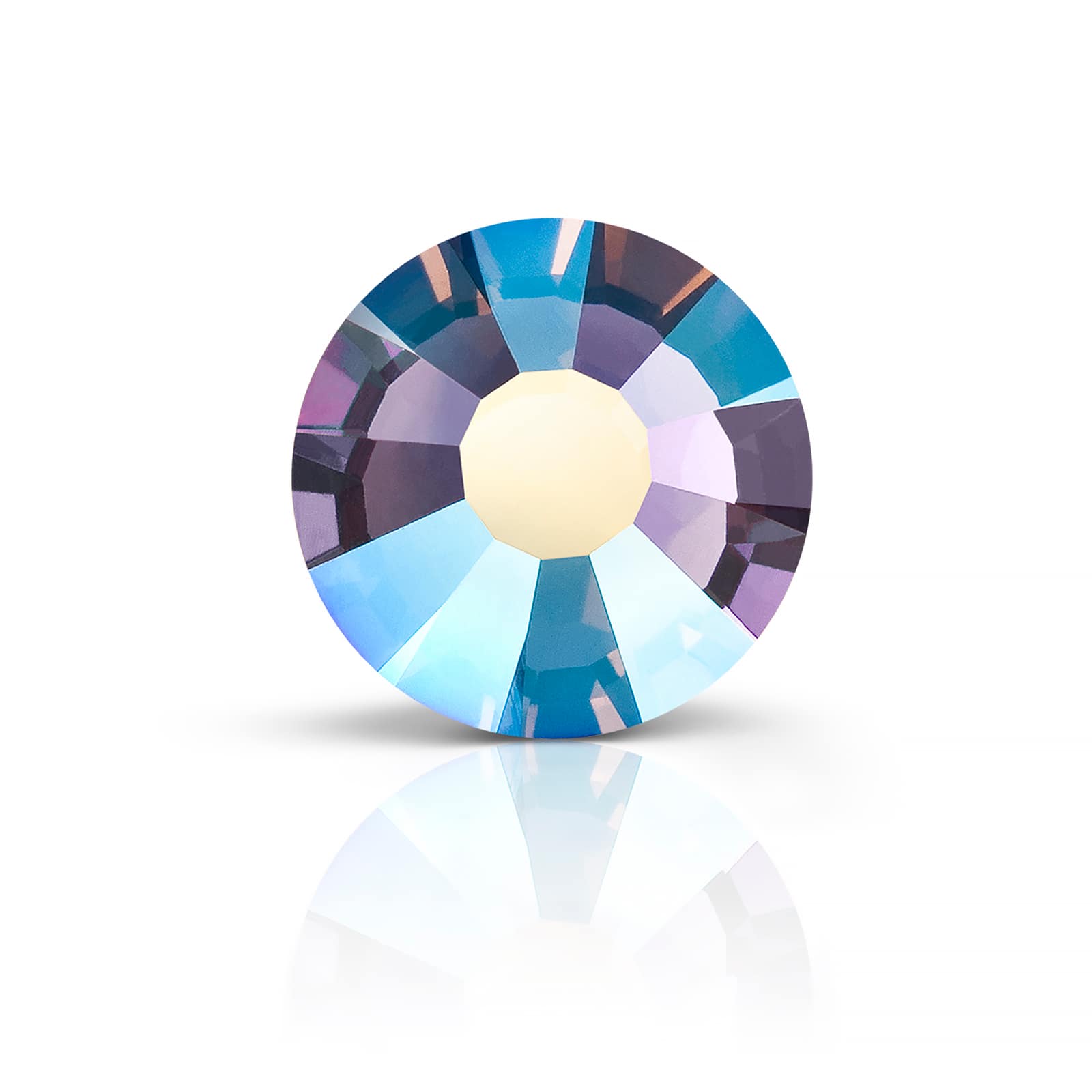 Preciosa MAXIMA SS20 Aurora Borealis Flatback Czech Crystals, 144ct.