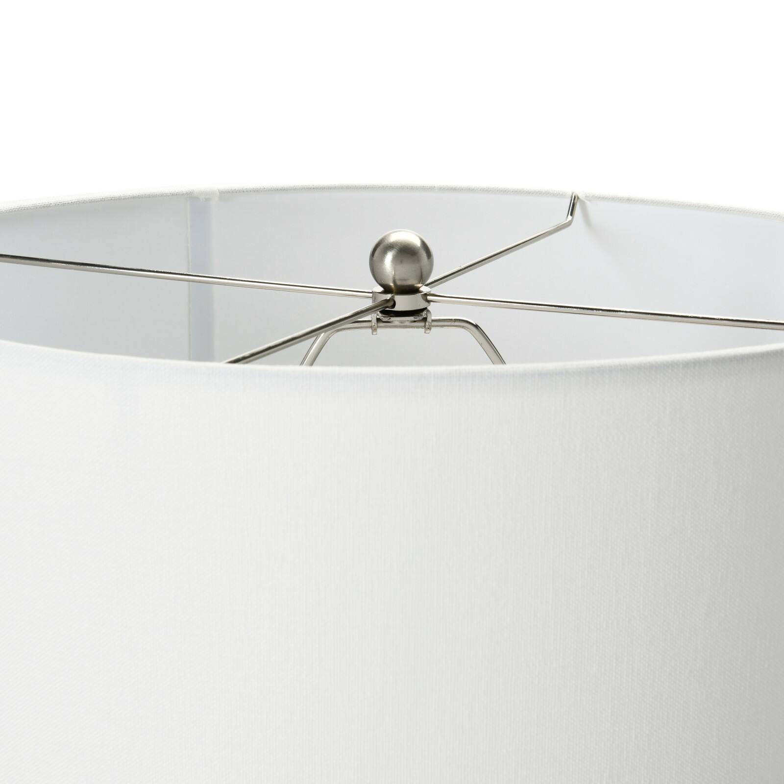 Hello Honey® 28" Silver Metallic Stoneware Table Lamp