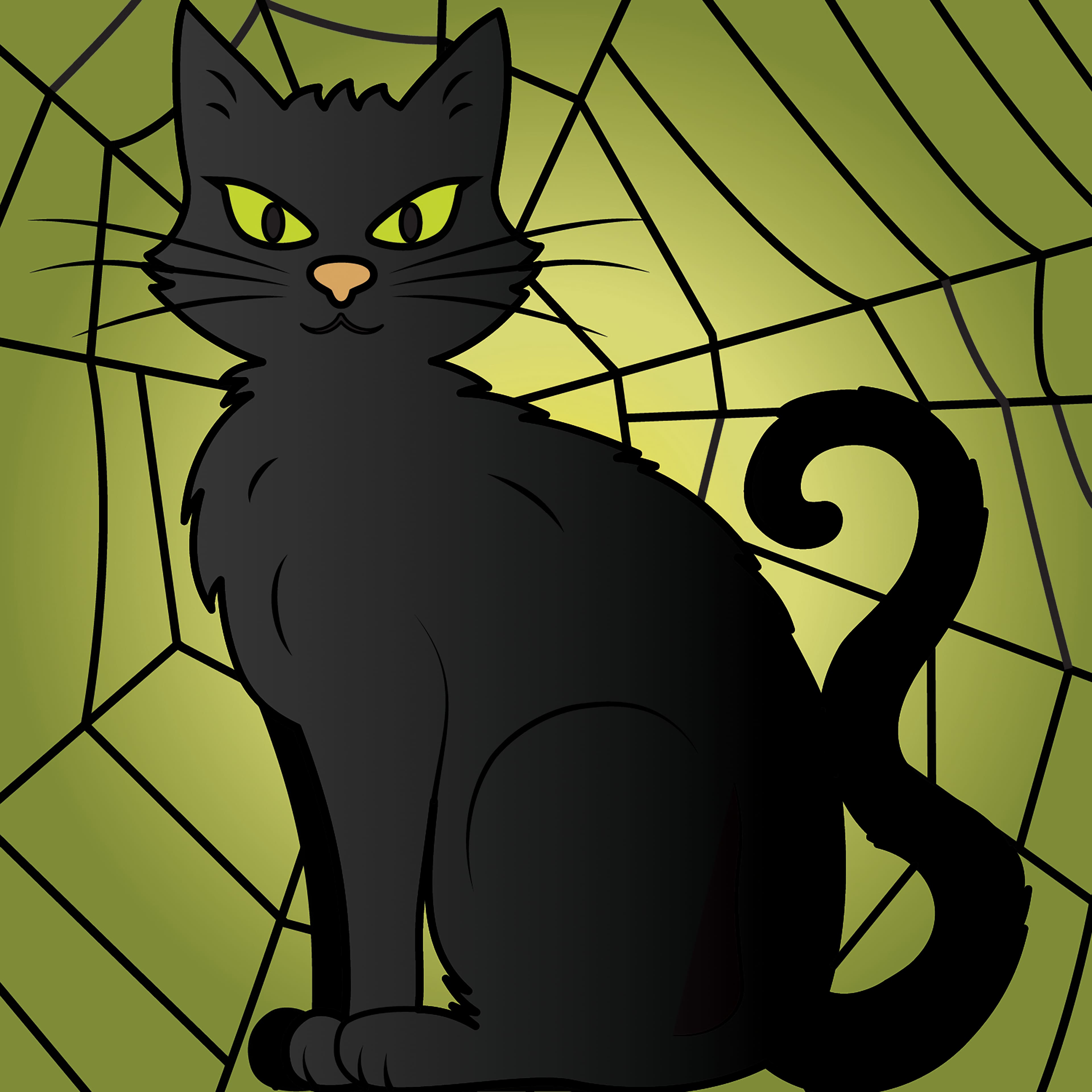 5" x 5" Cat in Web Canvas Painting Kit by Craft Smart®