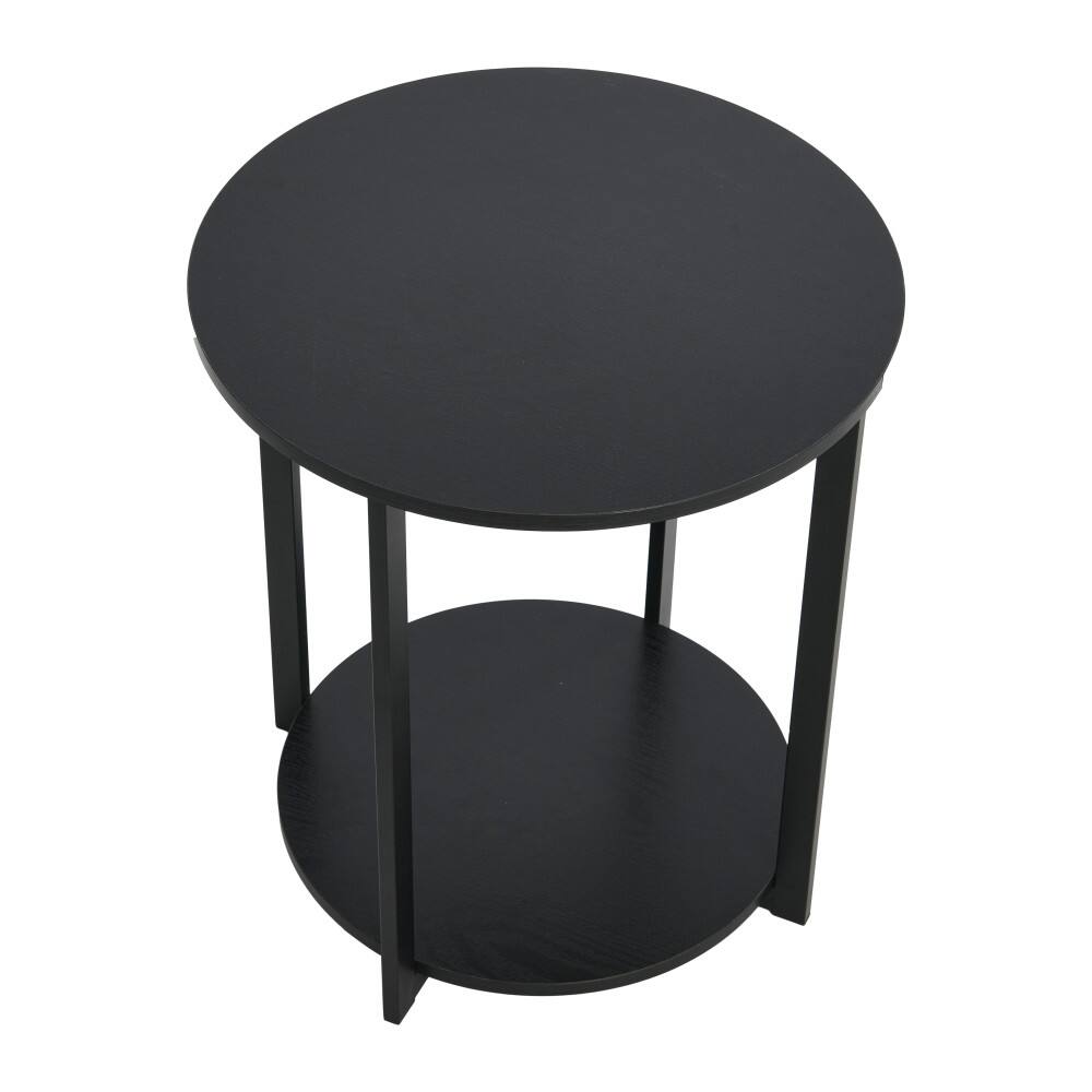 Household Essentials Jamestown 24&#x22; Round End Table