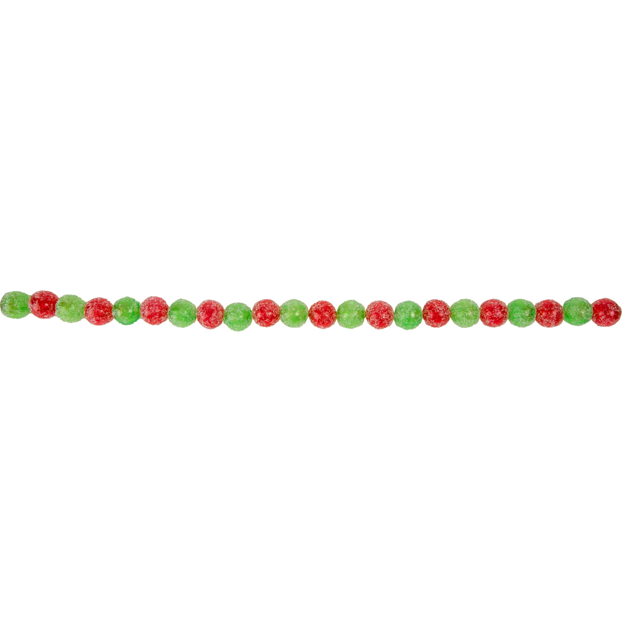 6ft. Red & Green Glittered Candy Drop Christmas Garland
