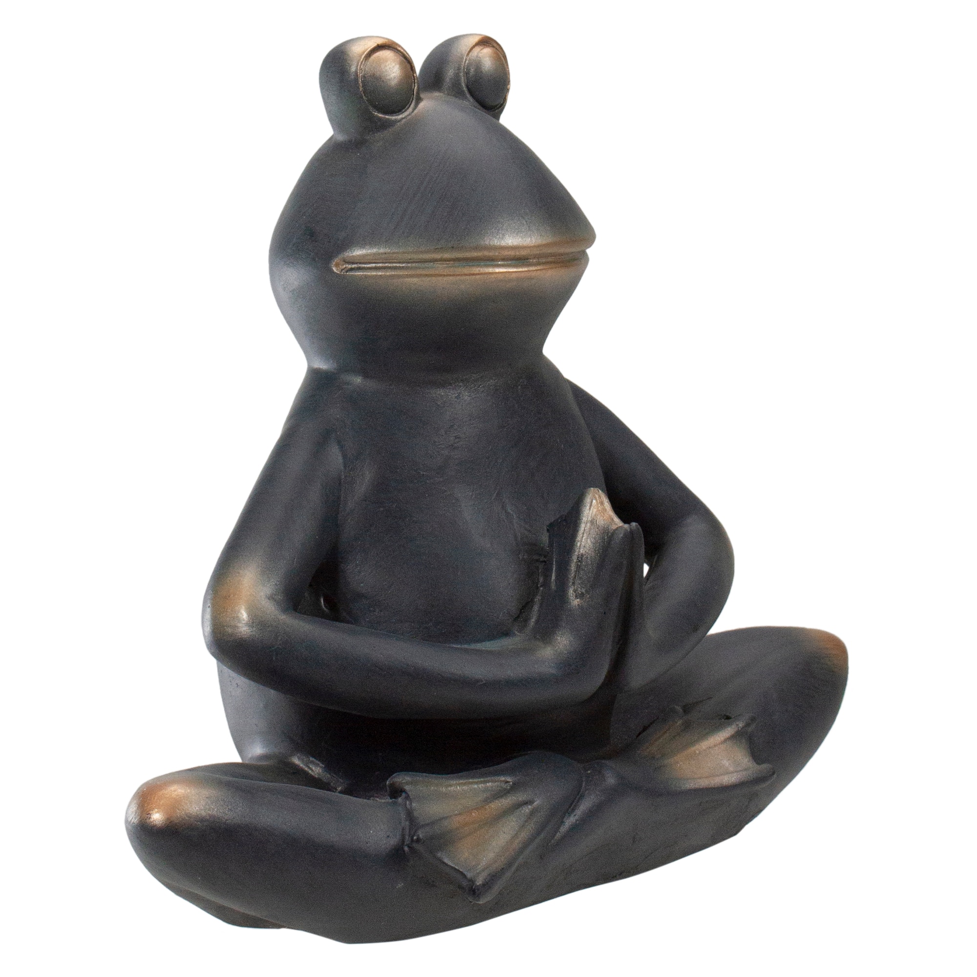 11 Frog Sitting In A Sukhasana Yoga Position Garden Statue