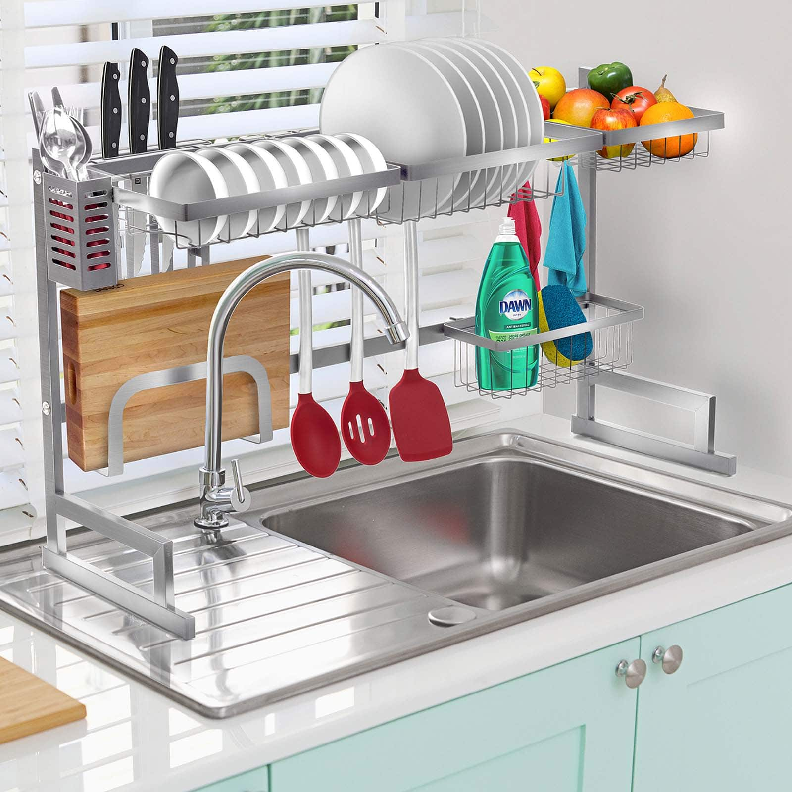 Sorbus 34.25&#x22; Over-The-Sink Dish Drying Rack