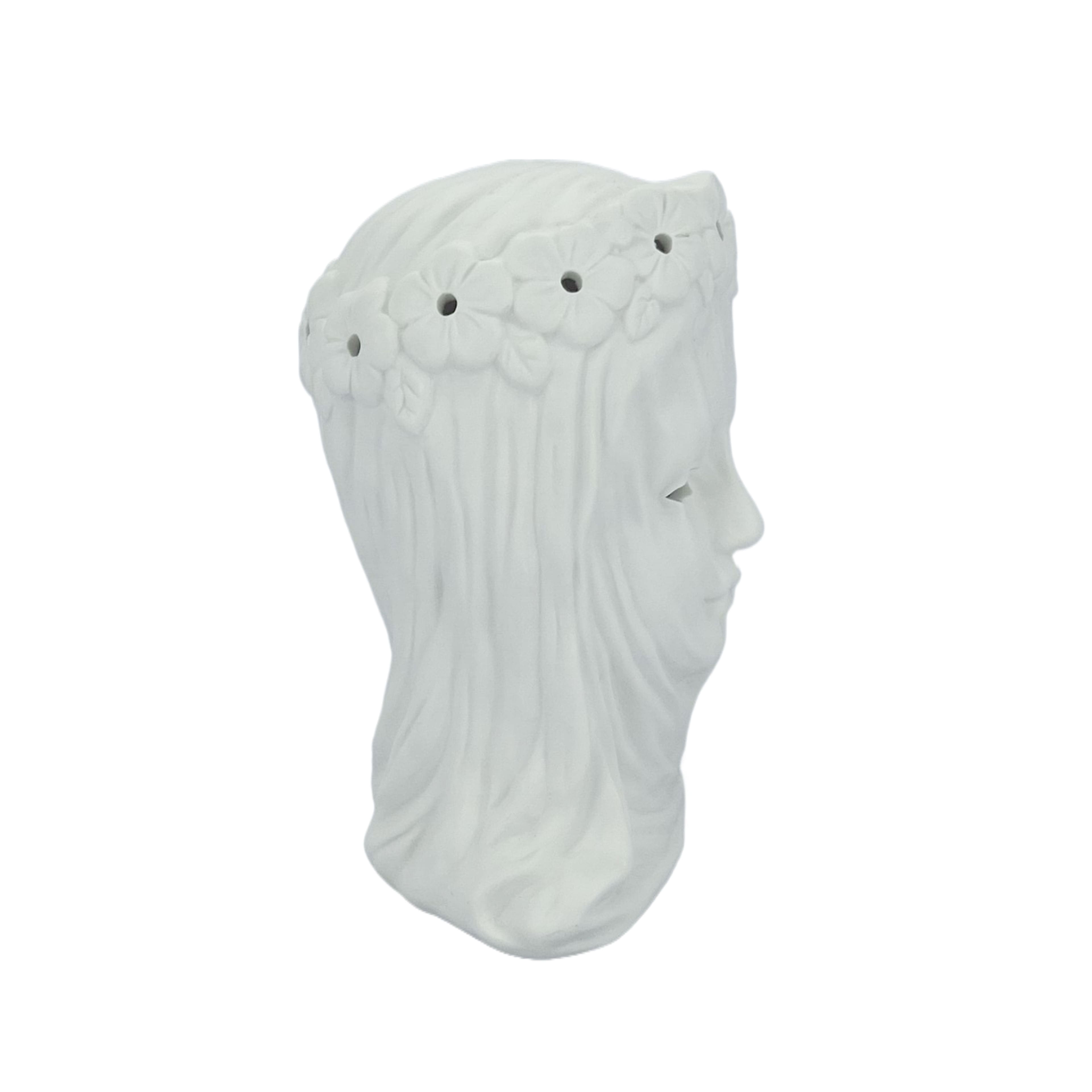 7.75" DIY Ceramic LED Veiled Lady Décor by Make Market®