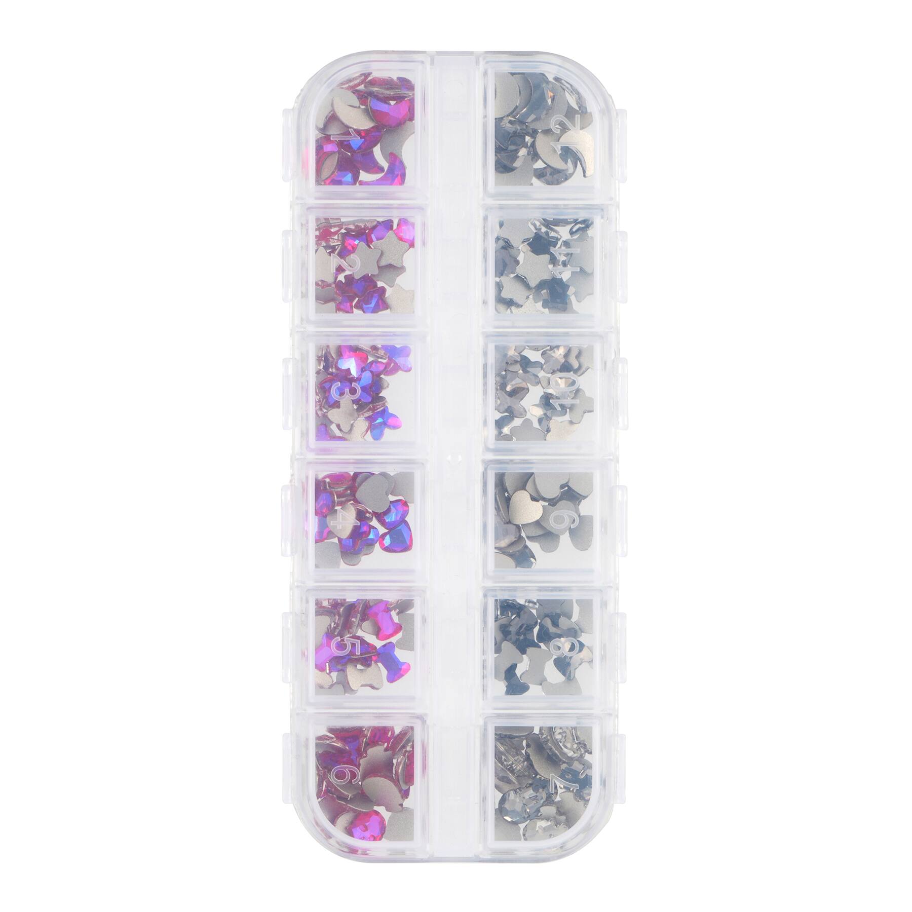 Mixed Shapes Glass Flatback Rhinestones by Bead Landing™