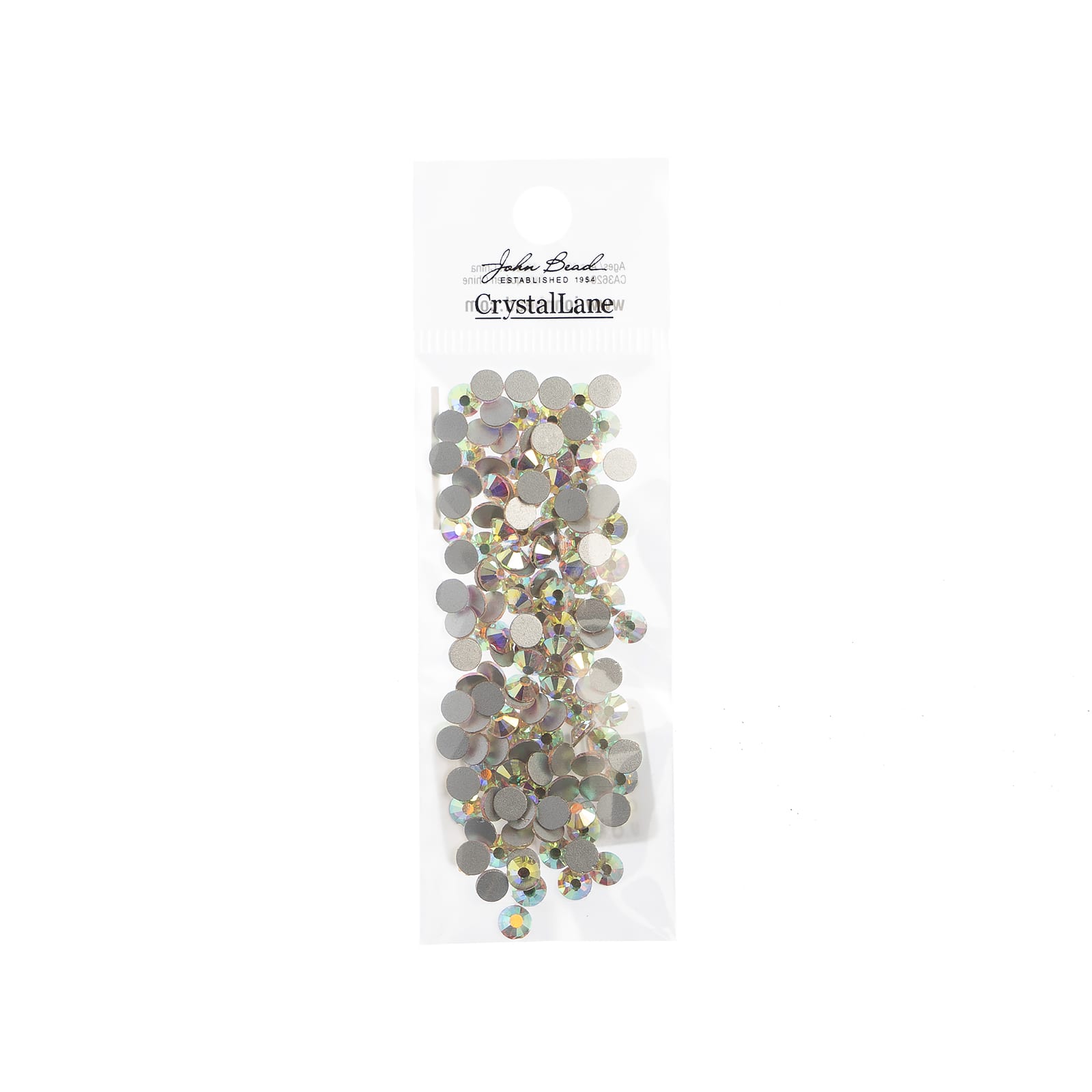 John Bead Crystal Lane SS20 Round Flatback Czech Crystals, 144ct.