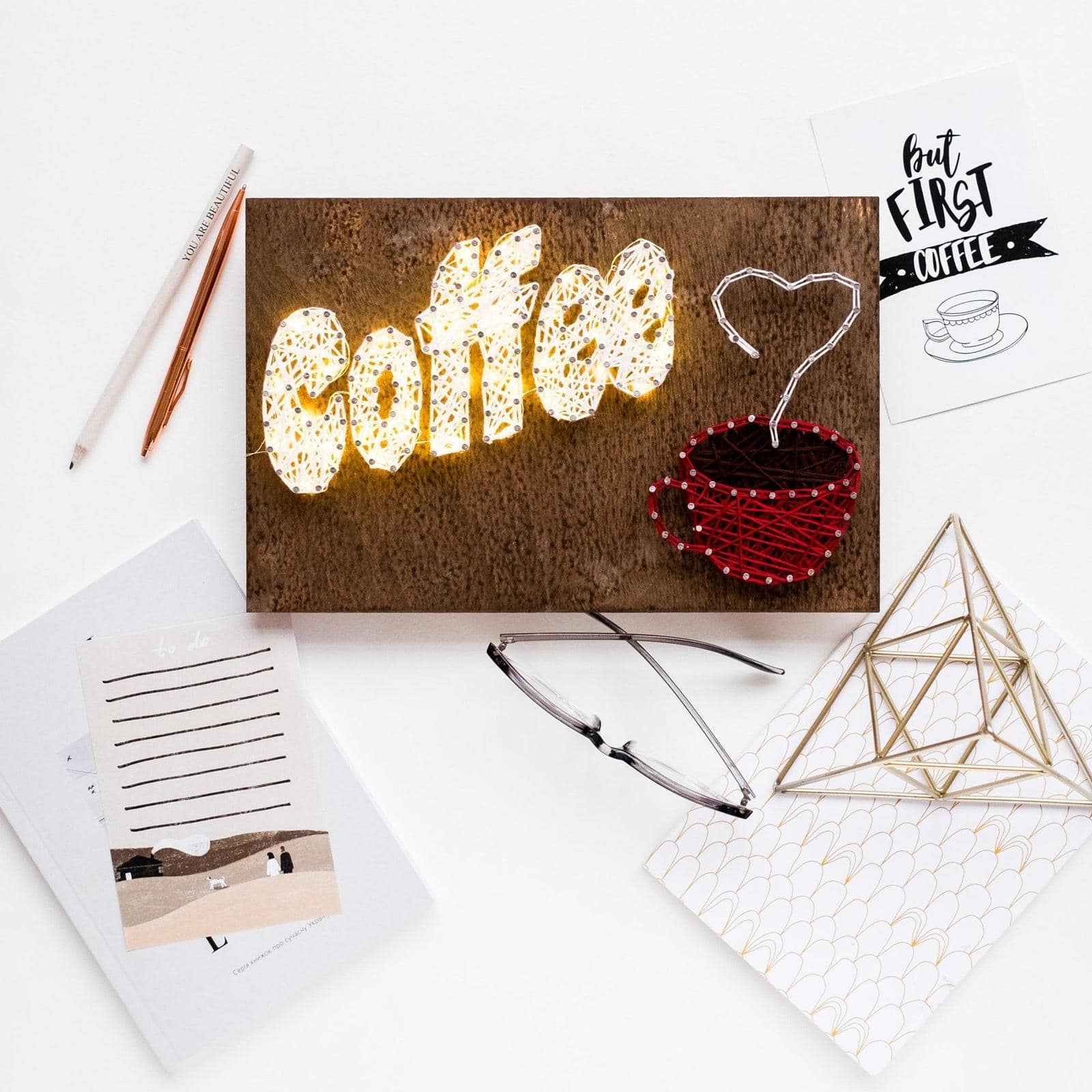 Abris Art Coffee ABC-012 String Art Creative Kit