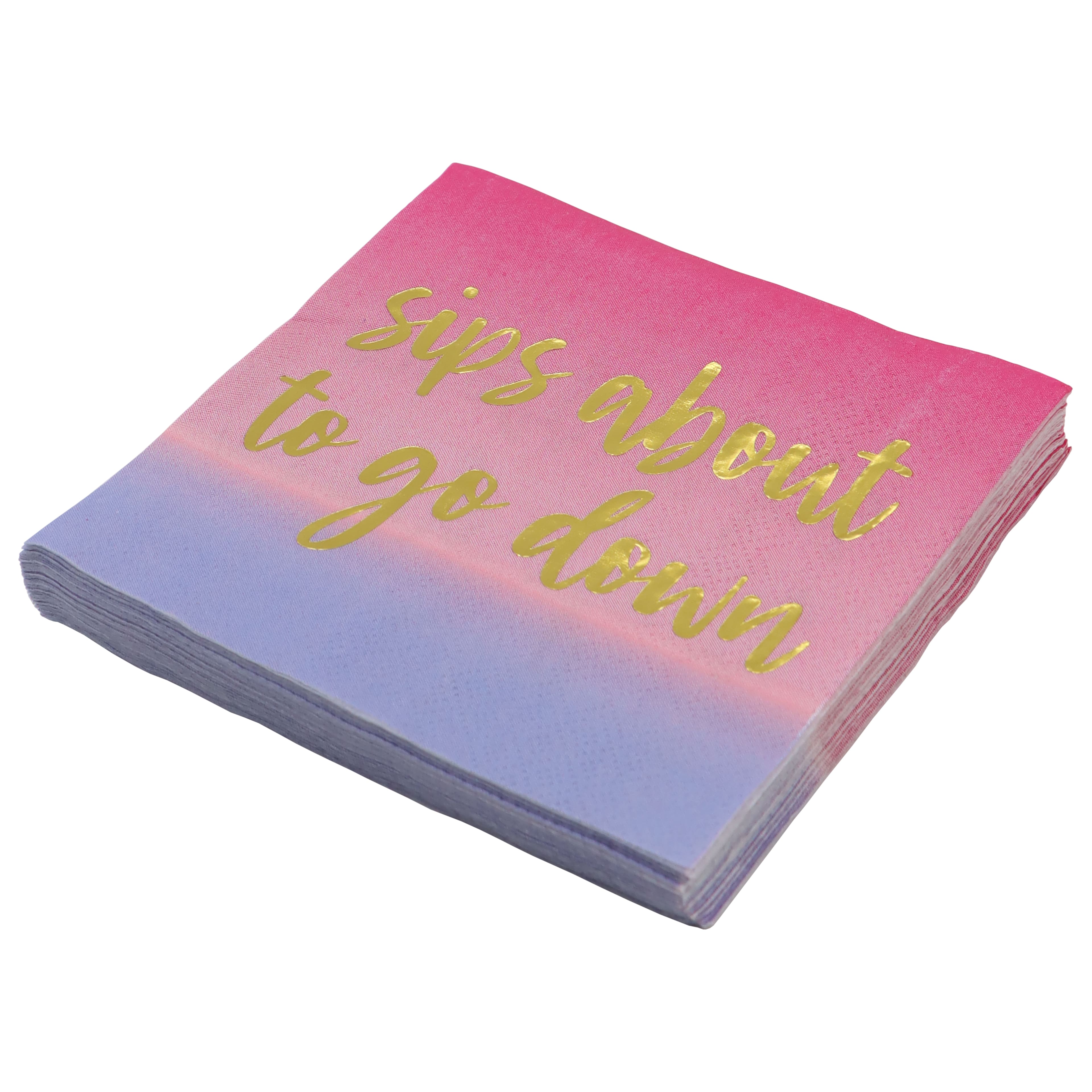Sips About to Go Down Beverage Napkins, 20ct. by Celebrate It™