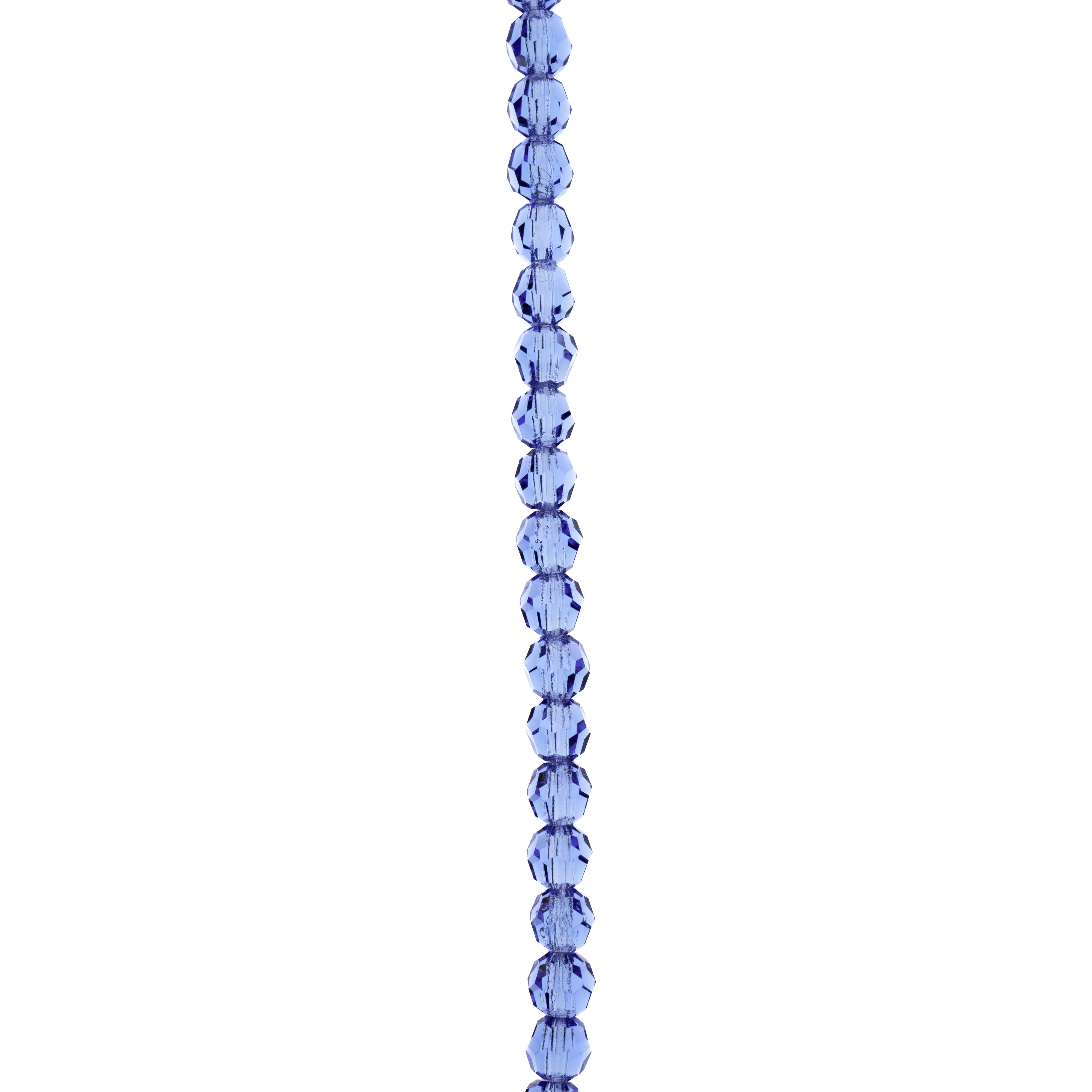 Preciosa Glass Crystal Round Beads, 4mm by Bead Landing&#x2122;