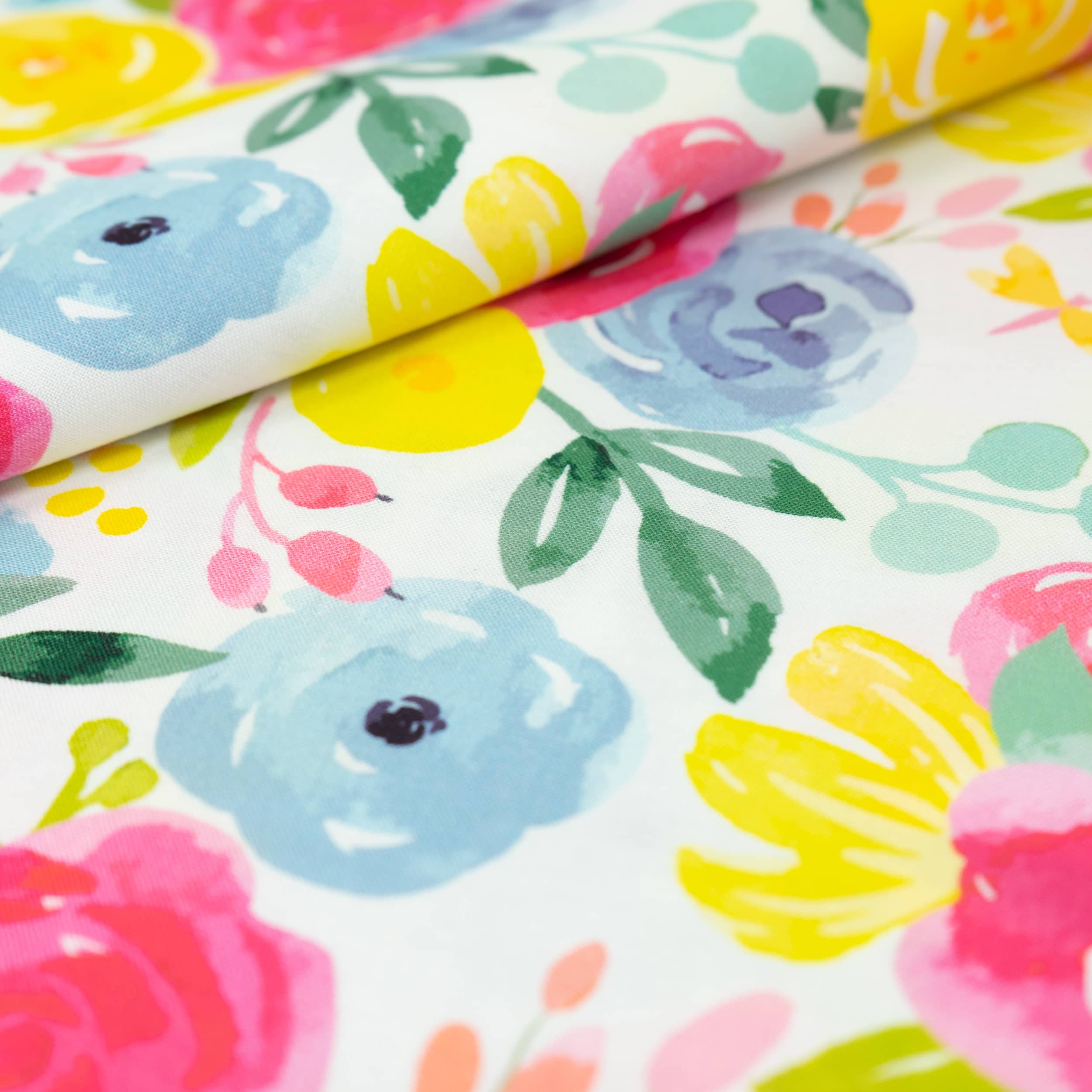 SINGER Rainbow Day Floral Cotton Fabric