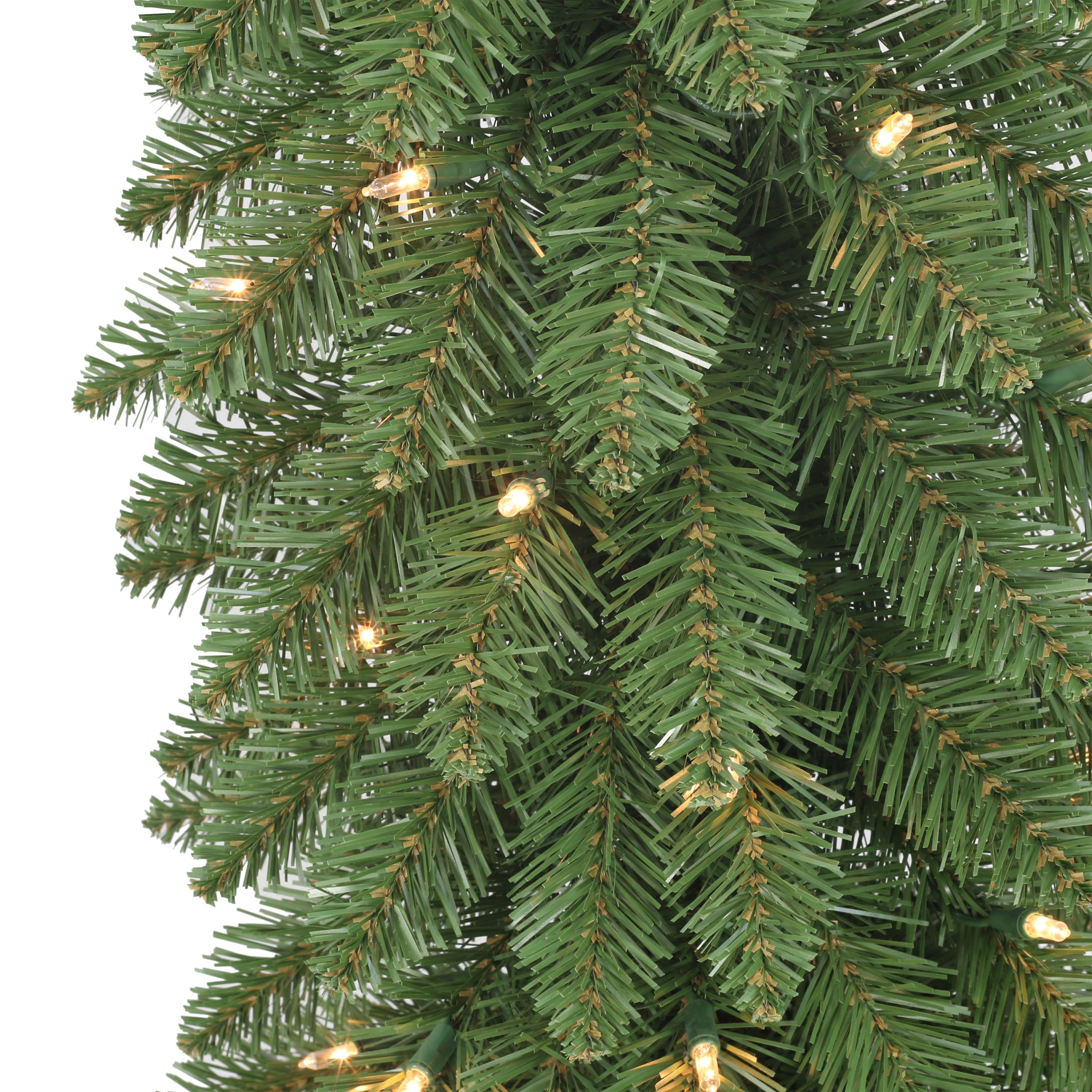 4ft. Pre-Lit Artificial Alpine Pencil Christmas Tree, Clear Lights