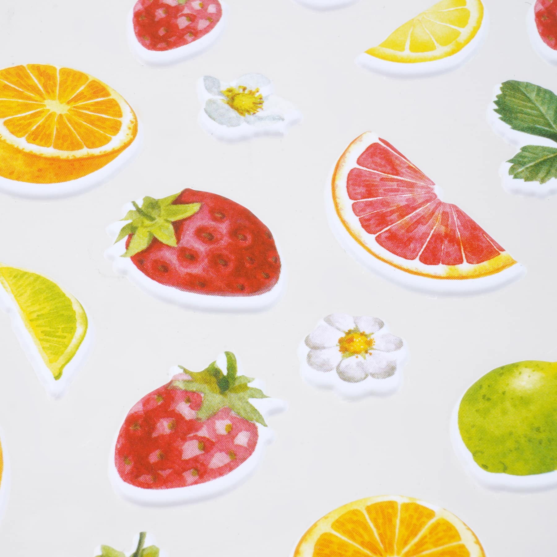 12 Pack: Citrus Fruit Puffy Stickers by Recollections™