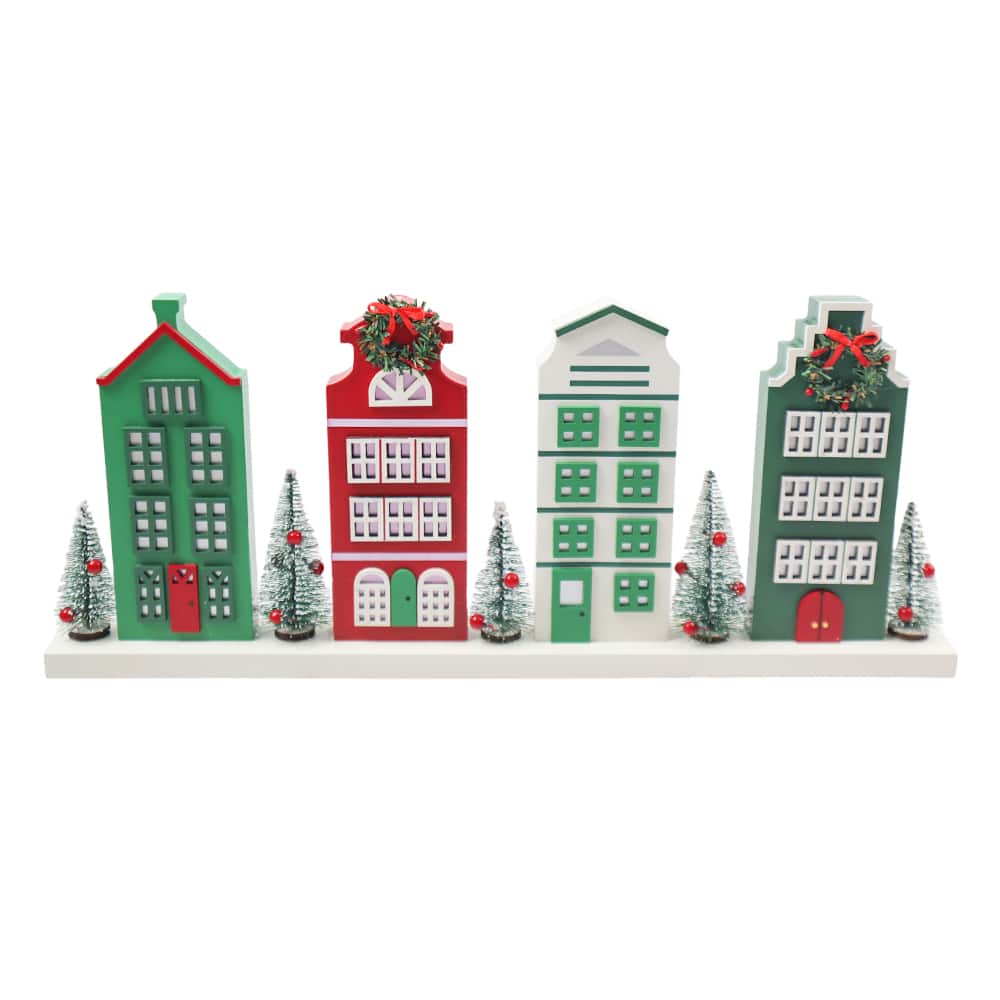 18.75&#x22; Holiday Houses Tabletop D&#xE9;cor by Ashland&#xAE;