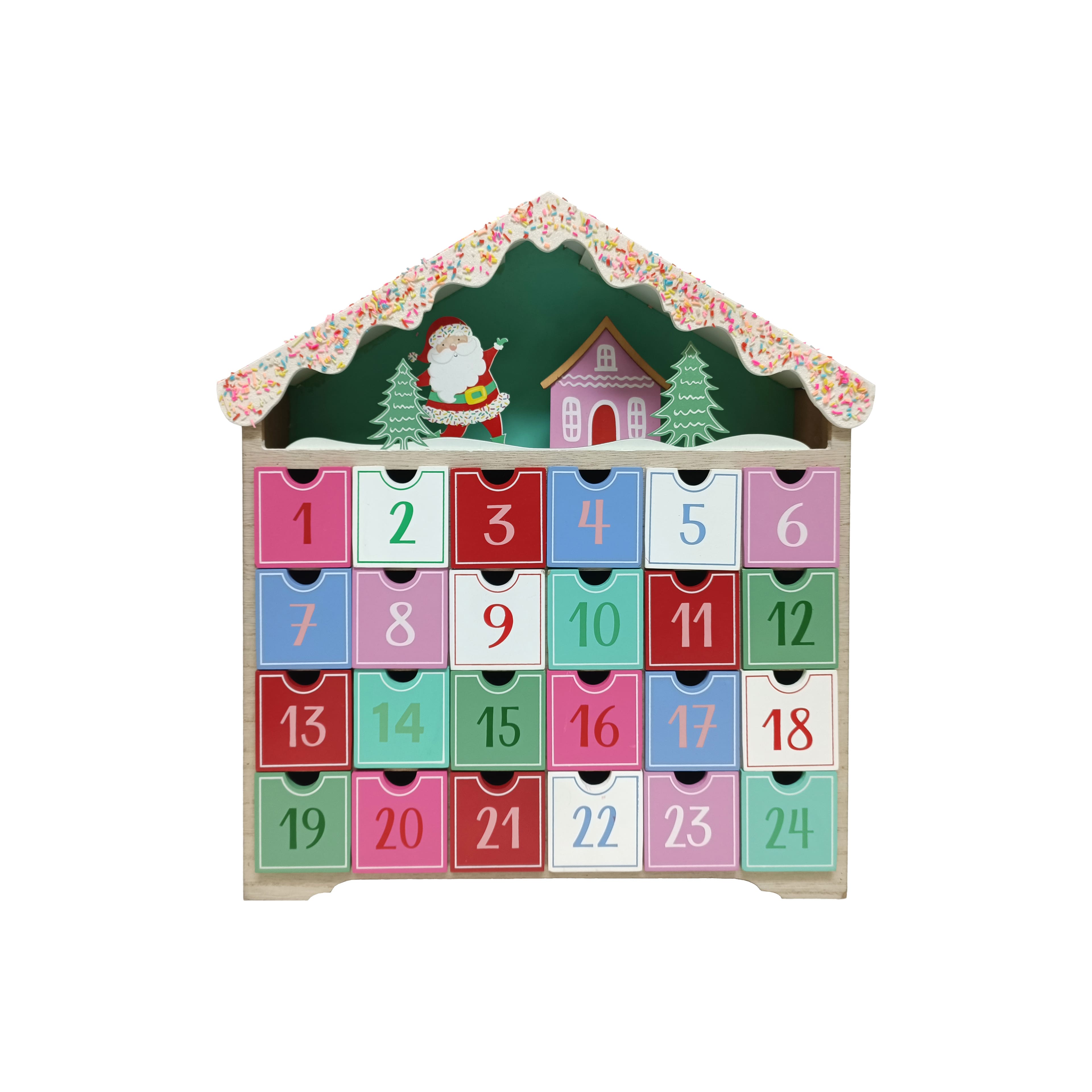 16&#x22; Santa Advent Calendar by Ashland&#xAE;