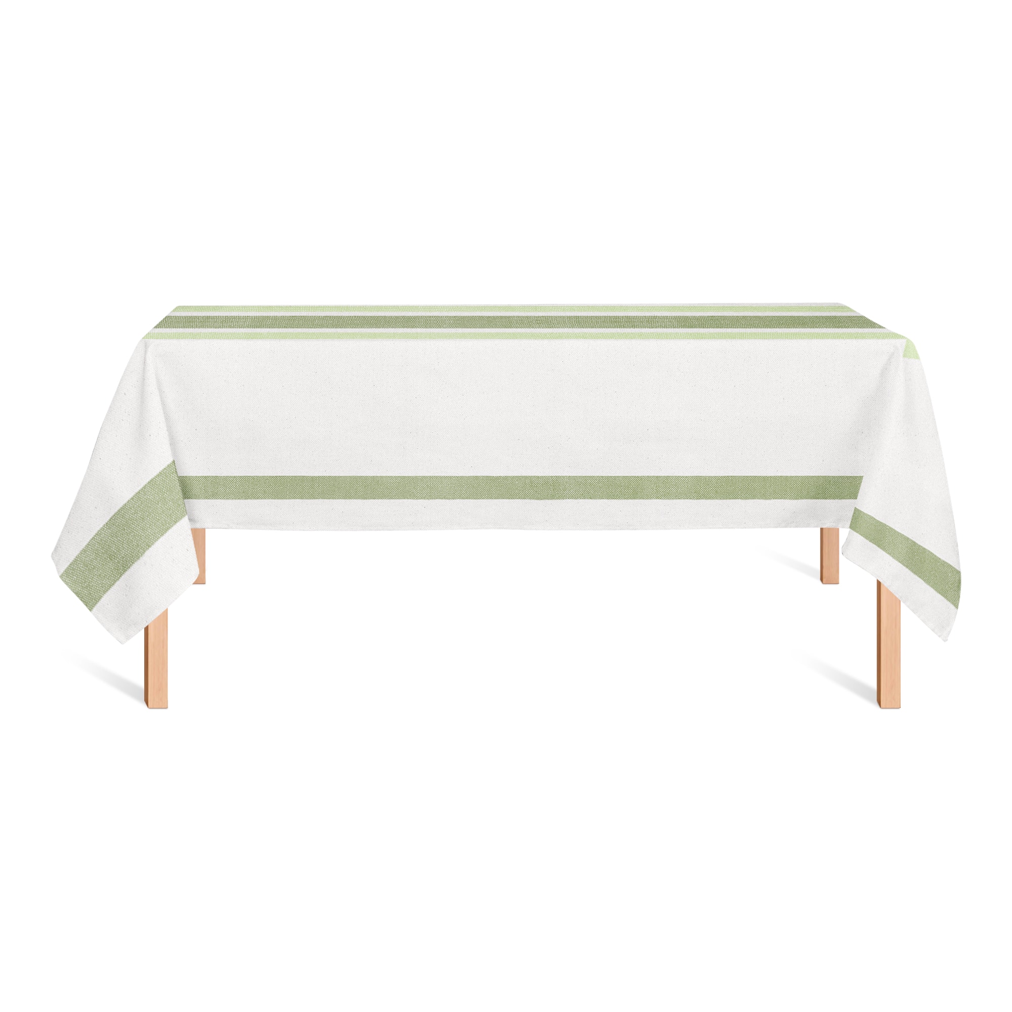 Green Market Stripes 2 58" x 102" Tablecloth