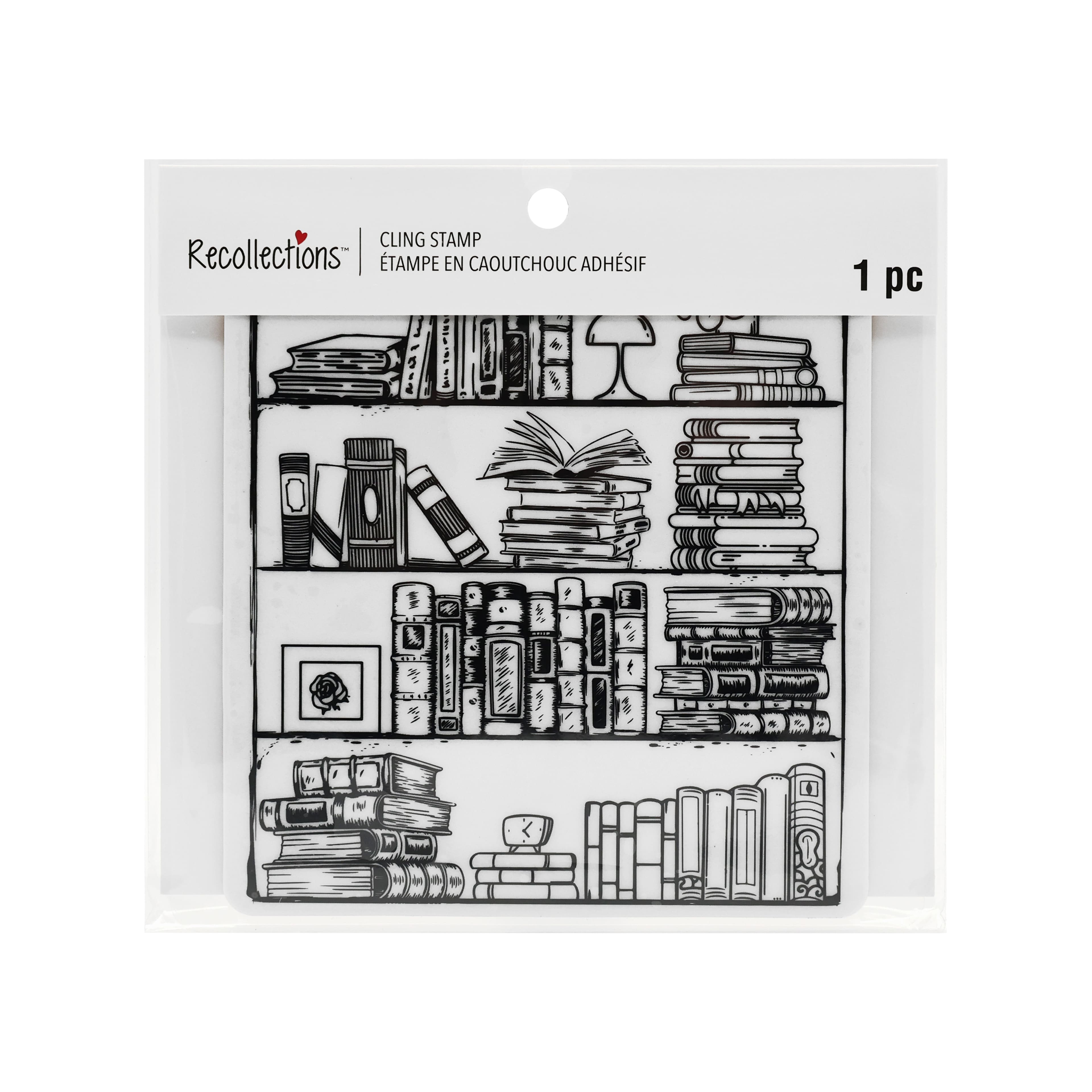 Full Book Shelf Cling Stamp by Recollections&#x2122;