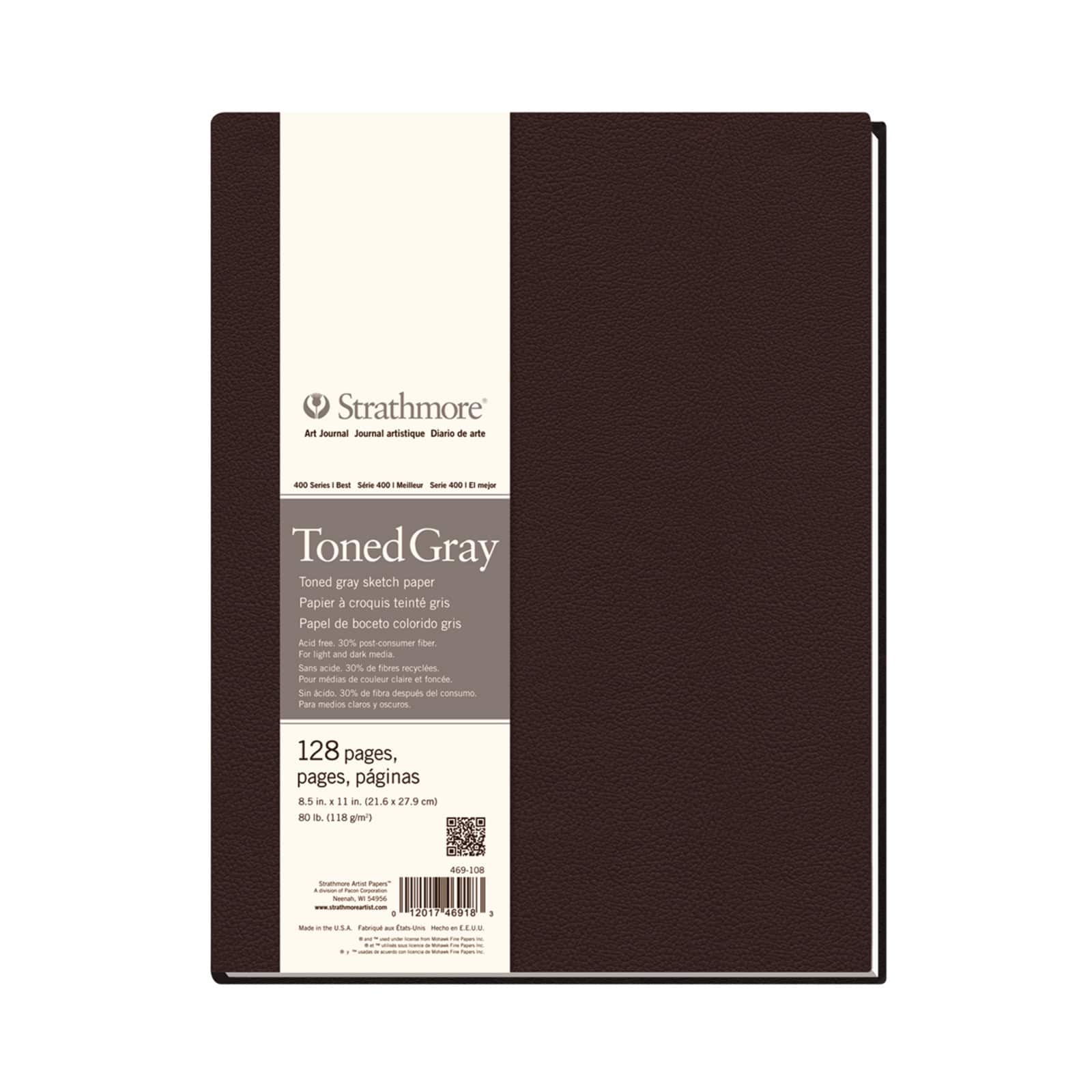 Strathmore® Hardcover Toned Gray Sketch Art Journal Michaels